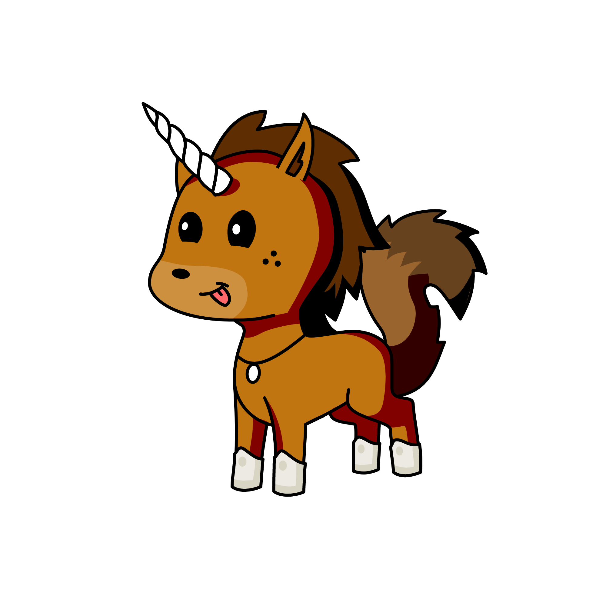 chip munk, the unicorn