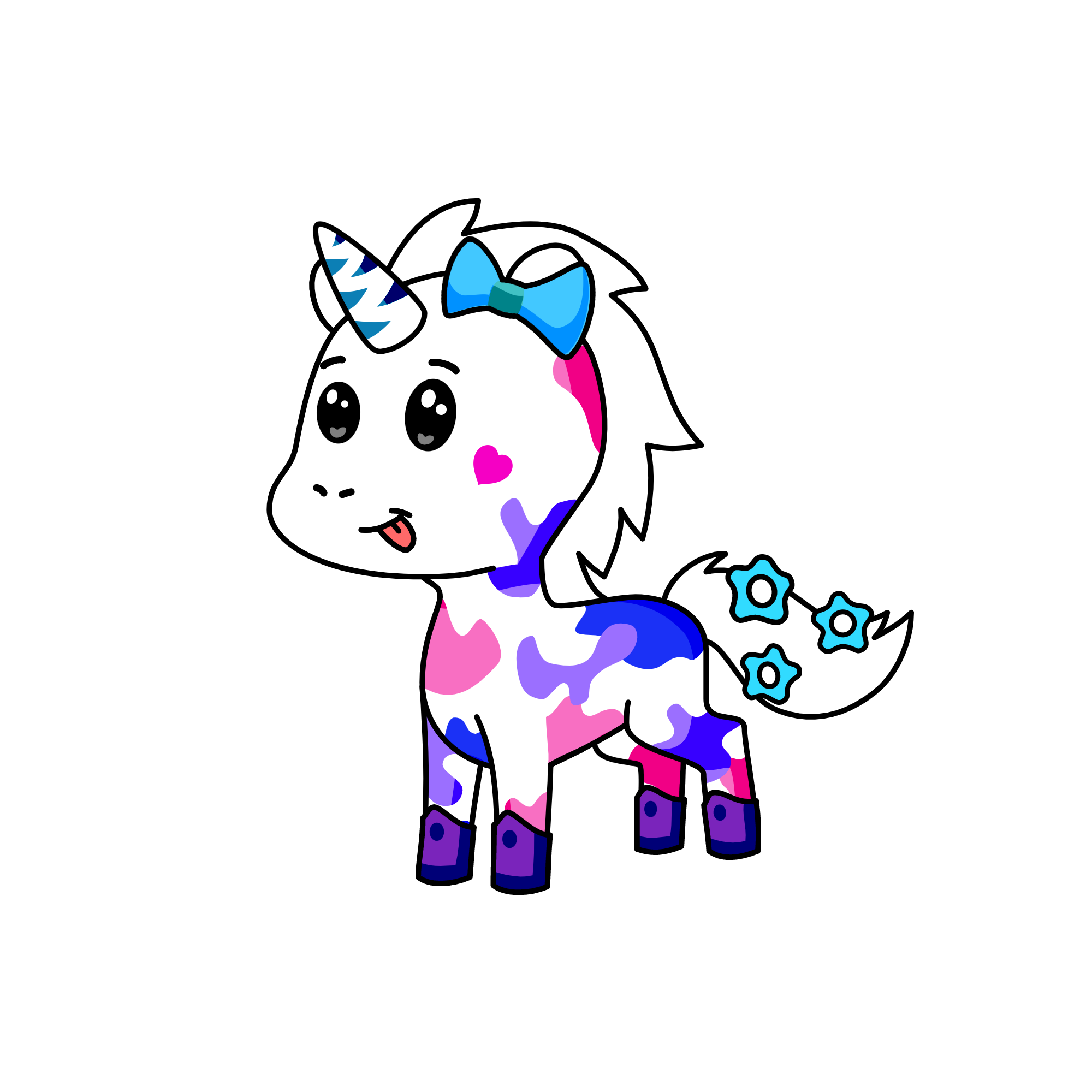 FLOWER, the unicorn