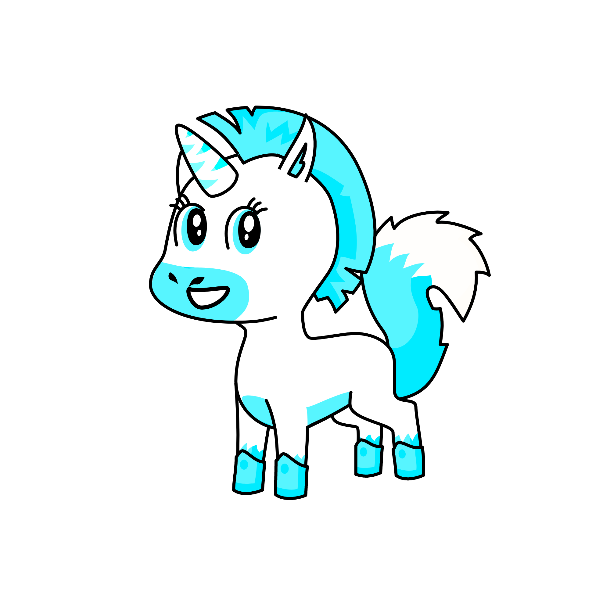 Example of icecorns, the unicorn