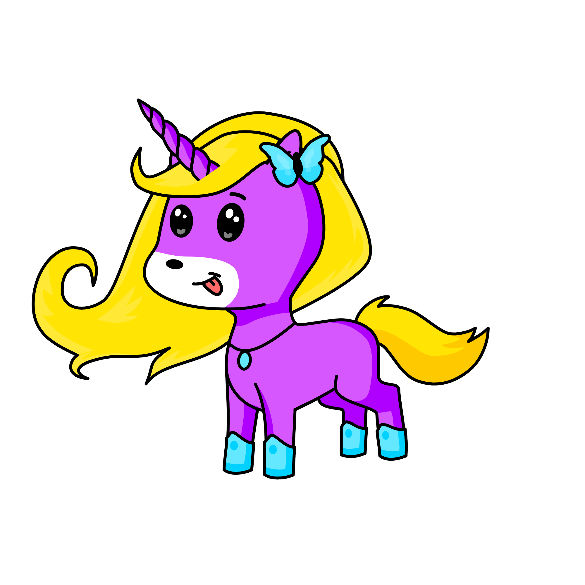 Odessa, the unicorn
