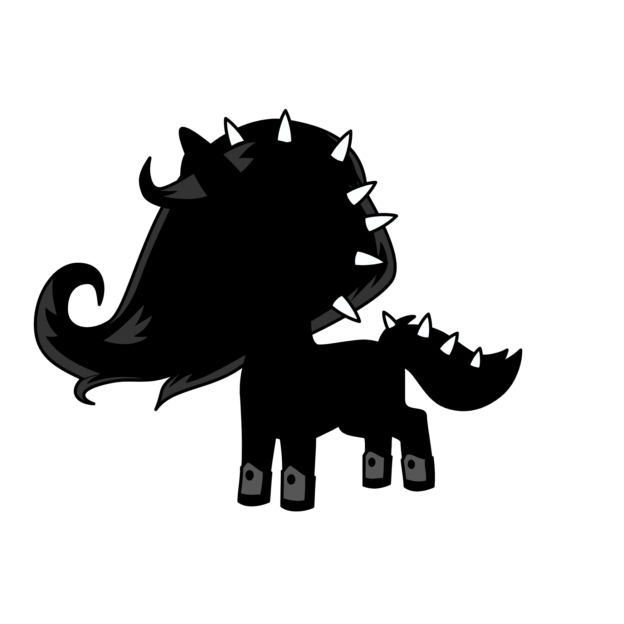 Shadow Monster, the unicorn