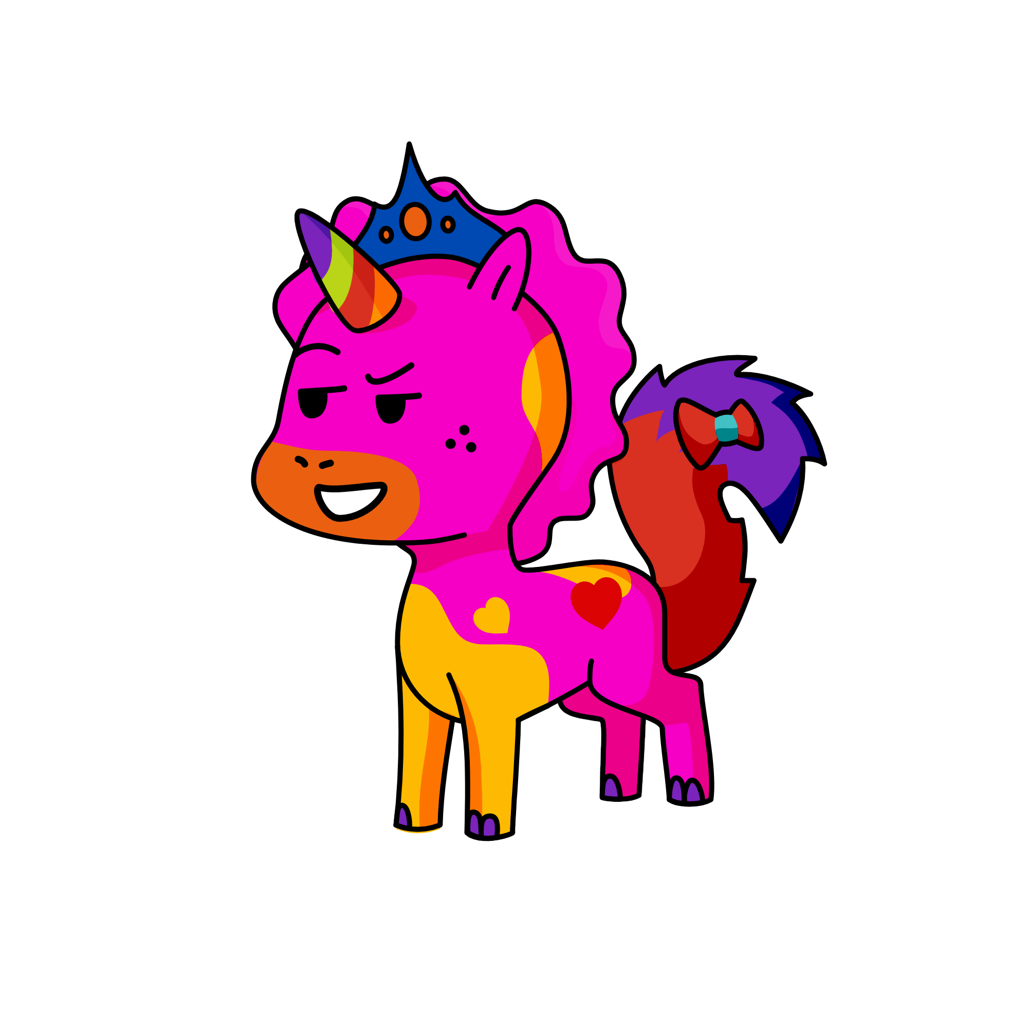 Ugly, the unicorn