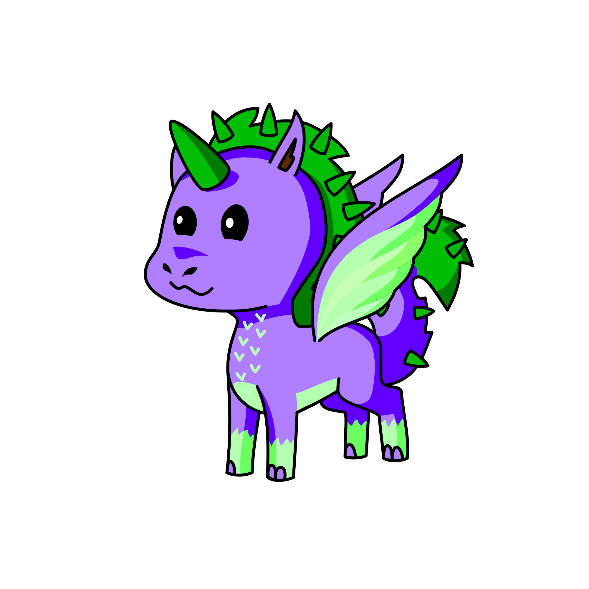 Spike, the unicorn