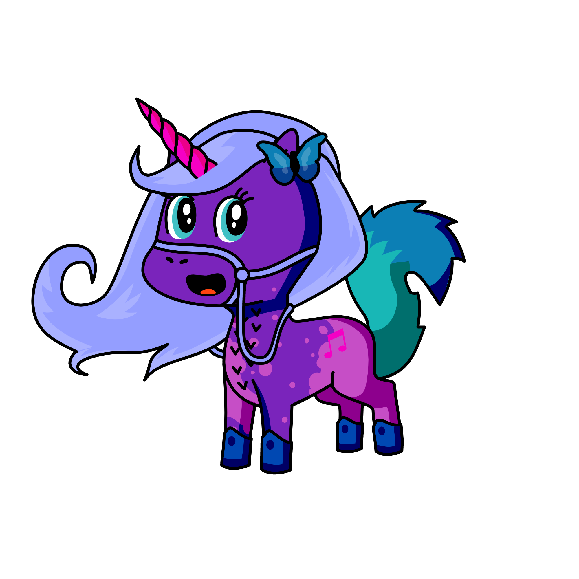 MIDNIGHT, the unicorn