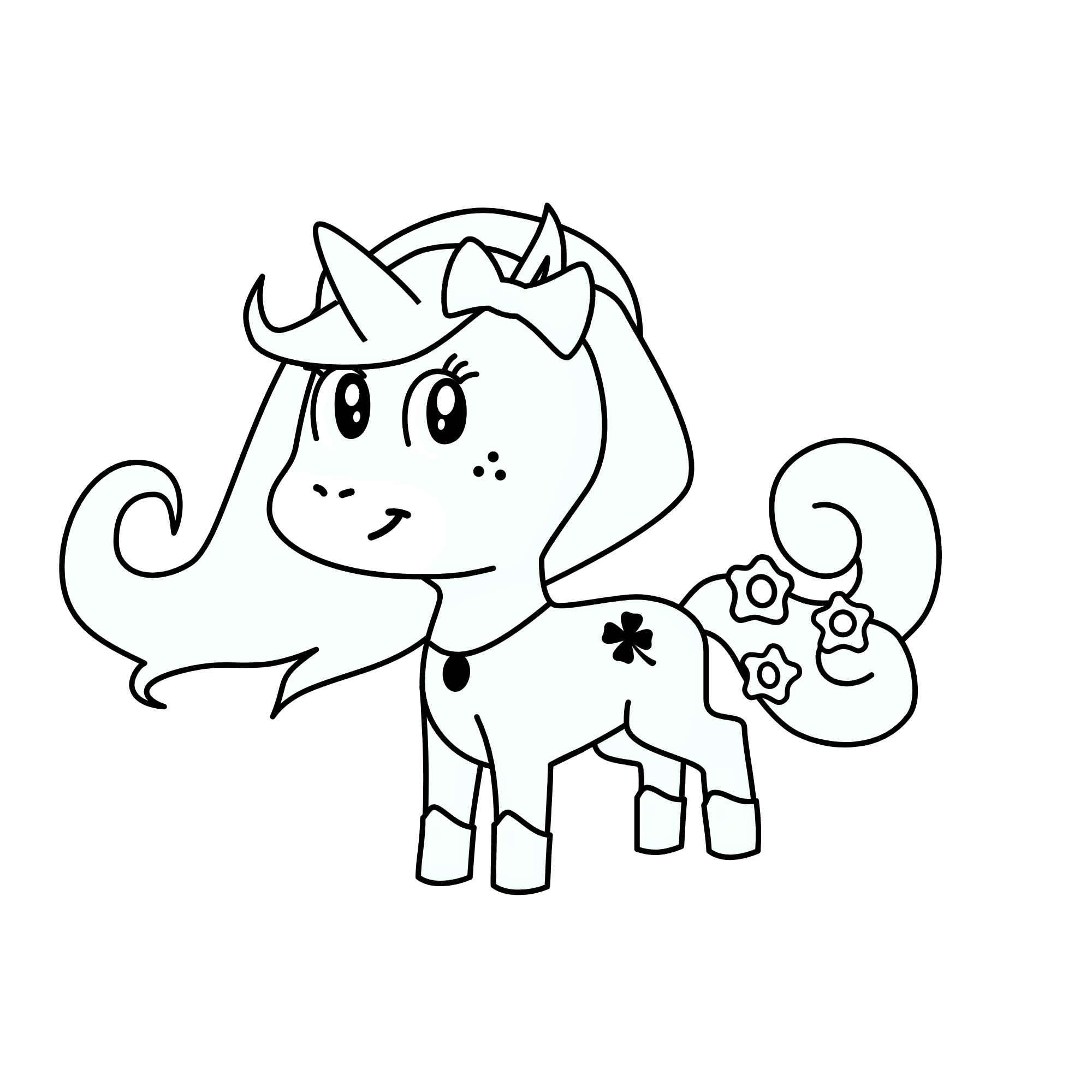 Albino , the unicorn