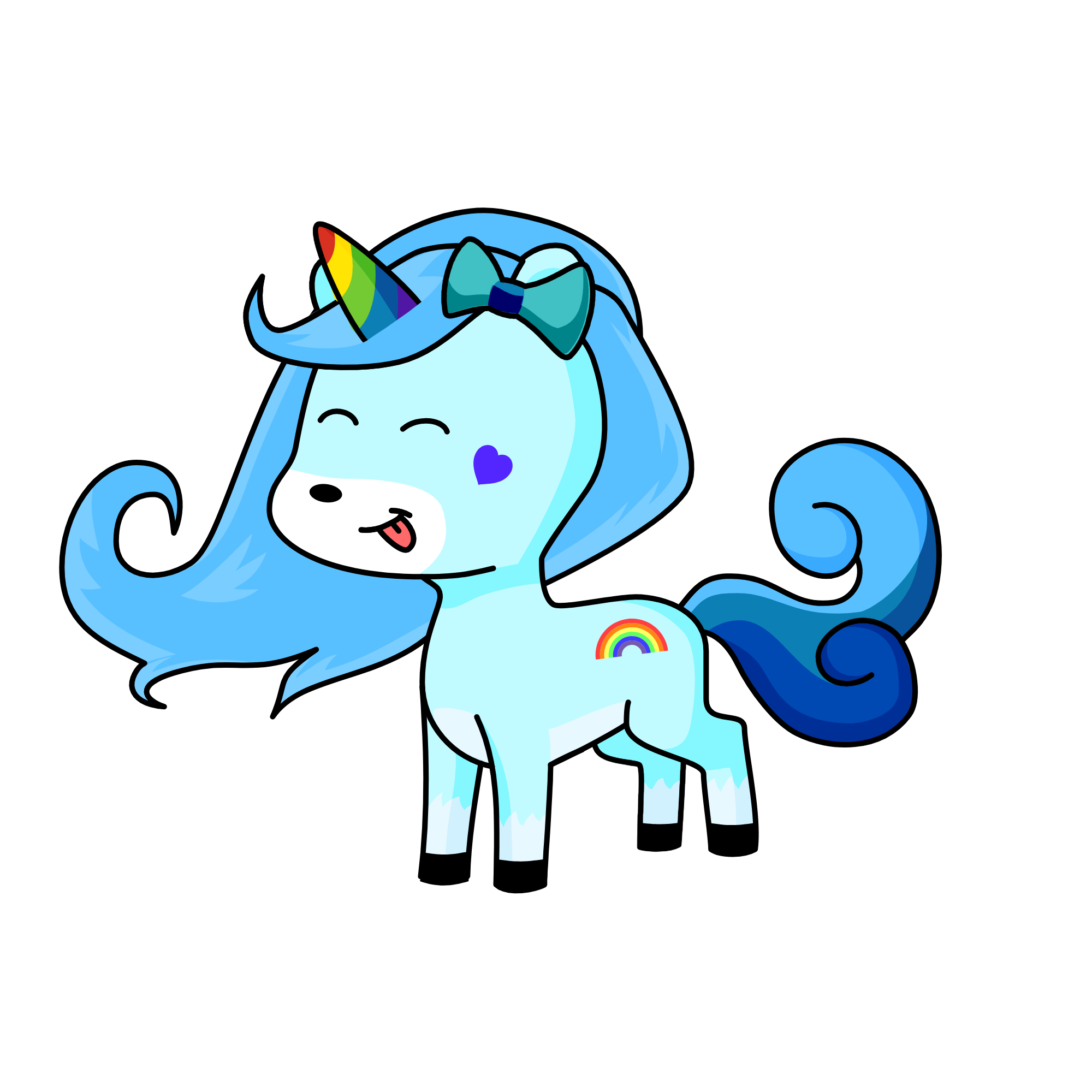Fluffy, the unicorn