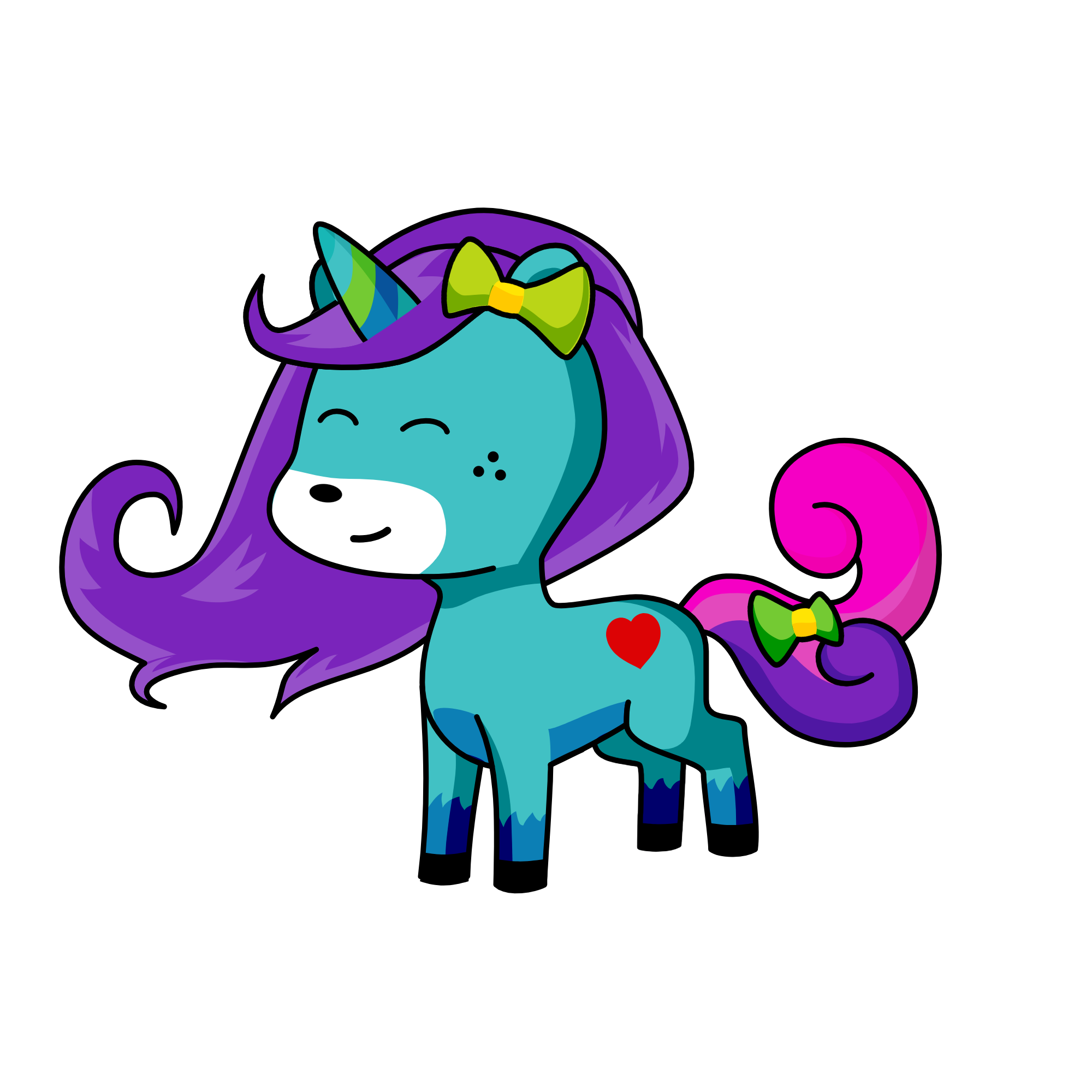 Angalina, the unicorn