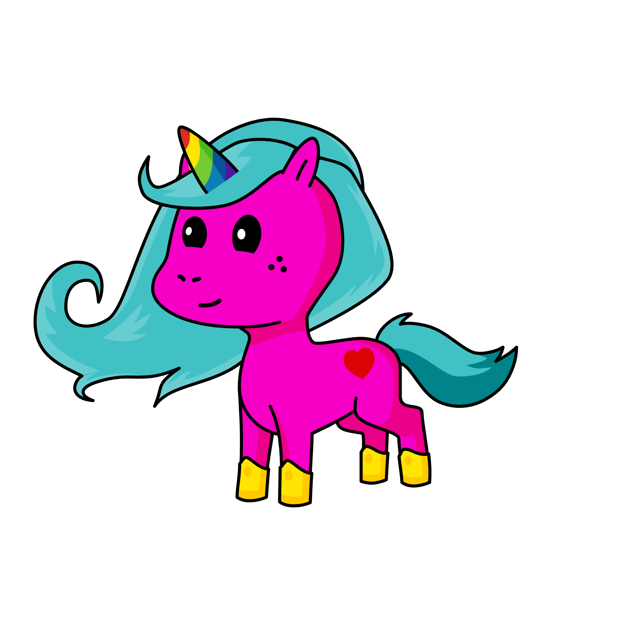 Tiny, the unicorn