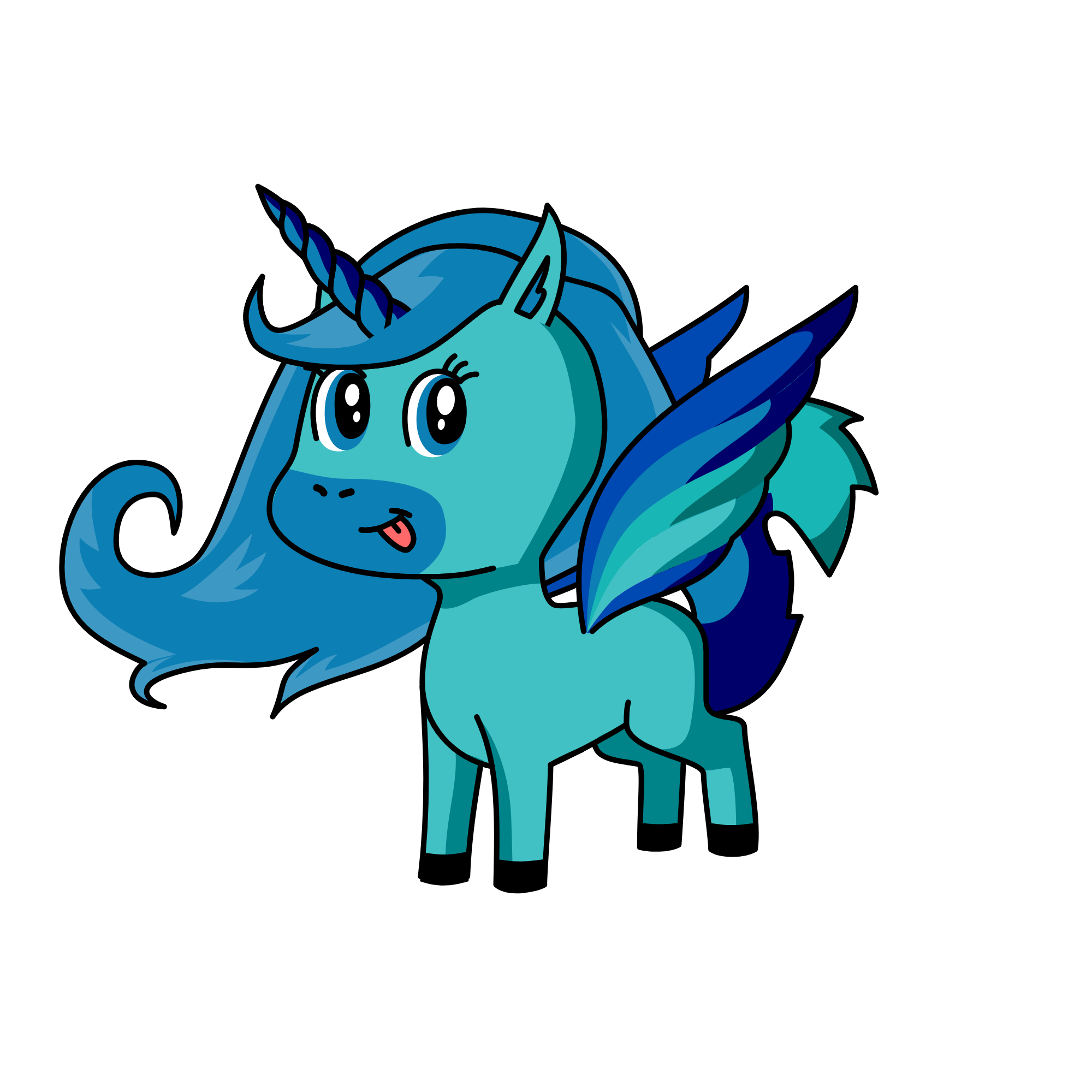 Sea corn, the unicorn