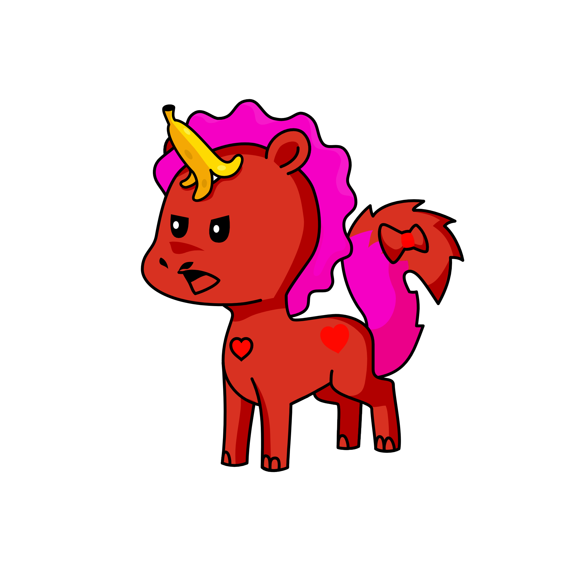 Firebannna, the unicorn
