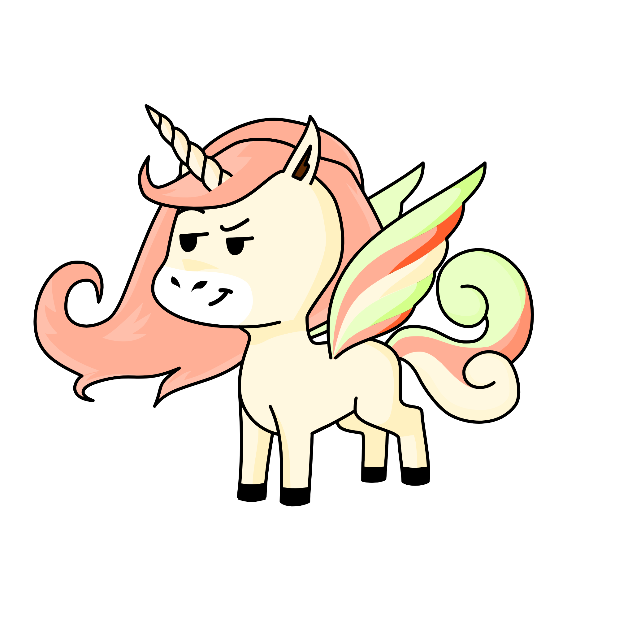 little ray o' sunshine, the unicorn