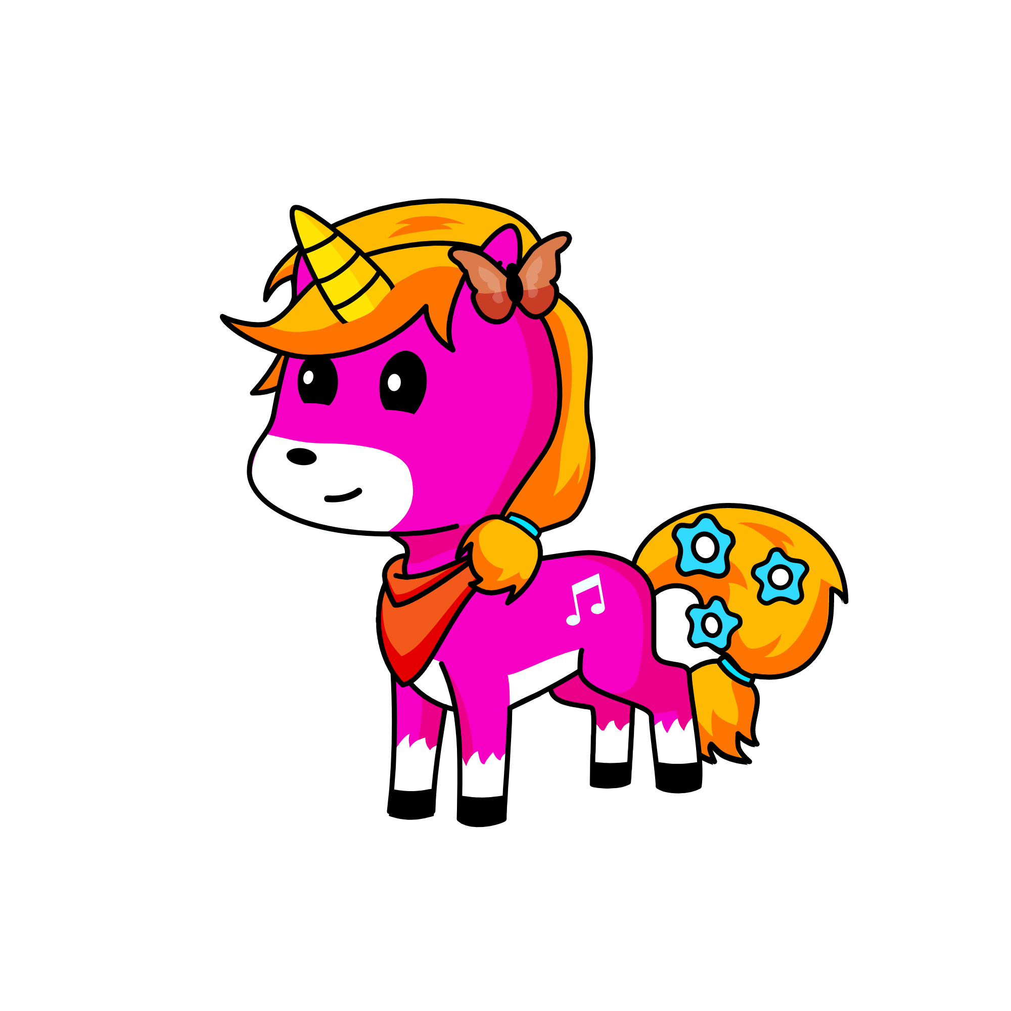 Sandy, the unicorn