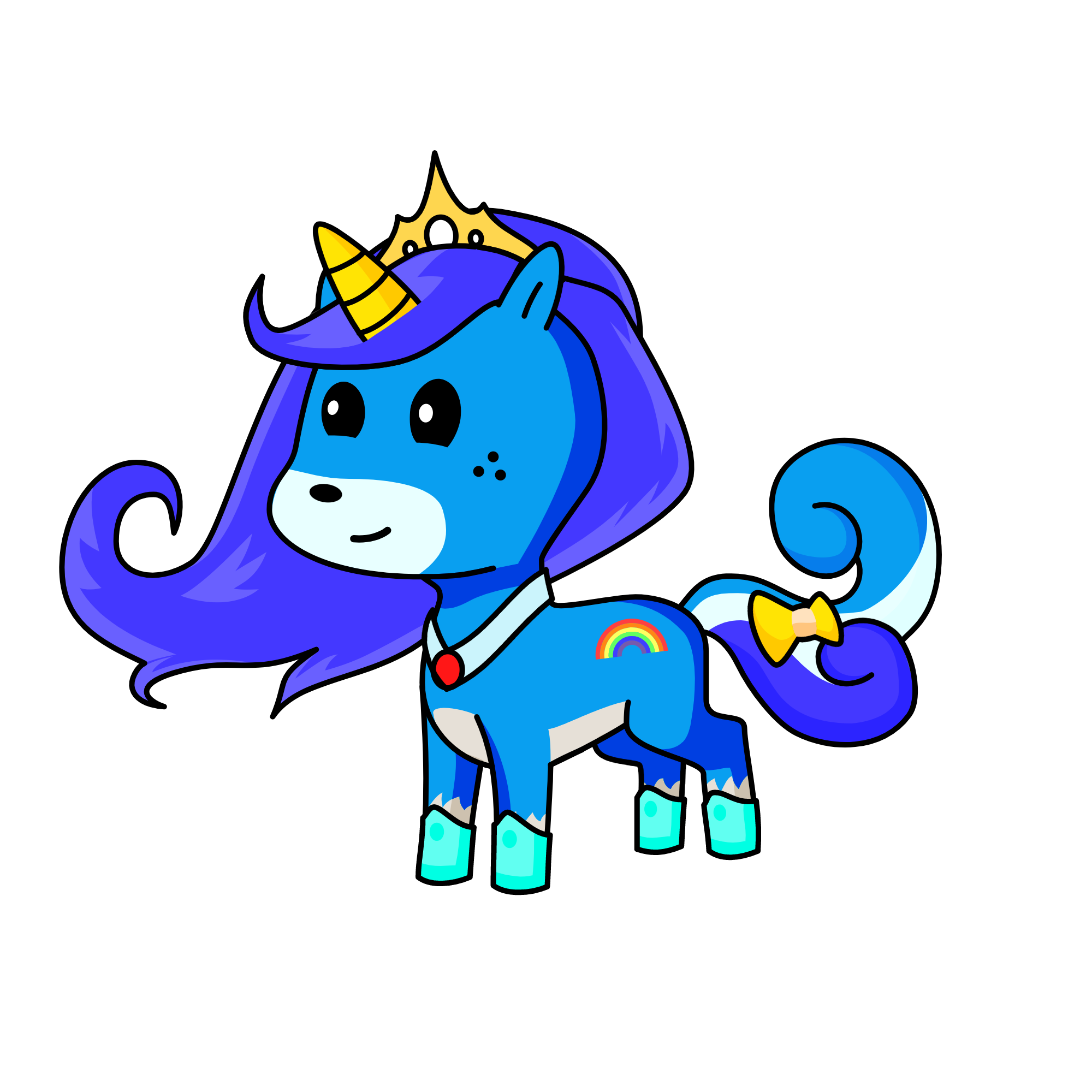 Sky, the unicorn
