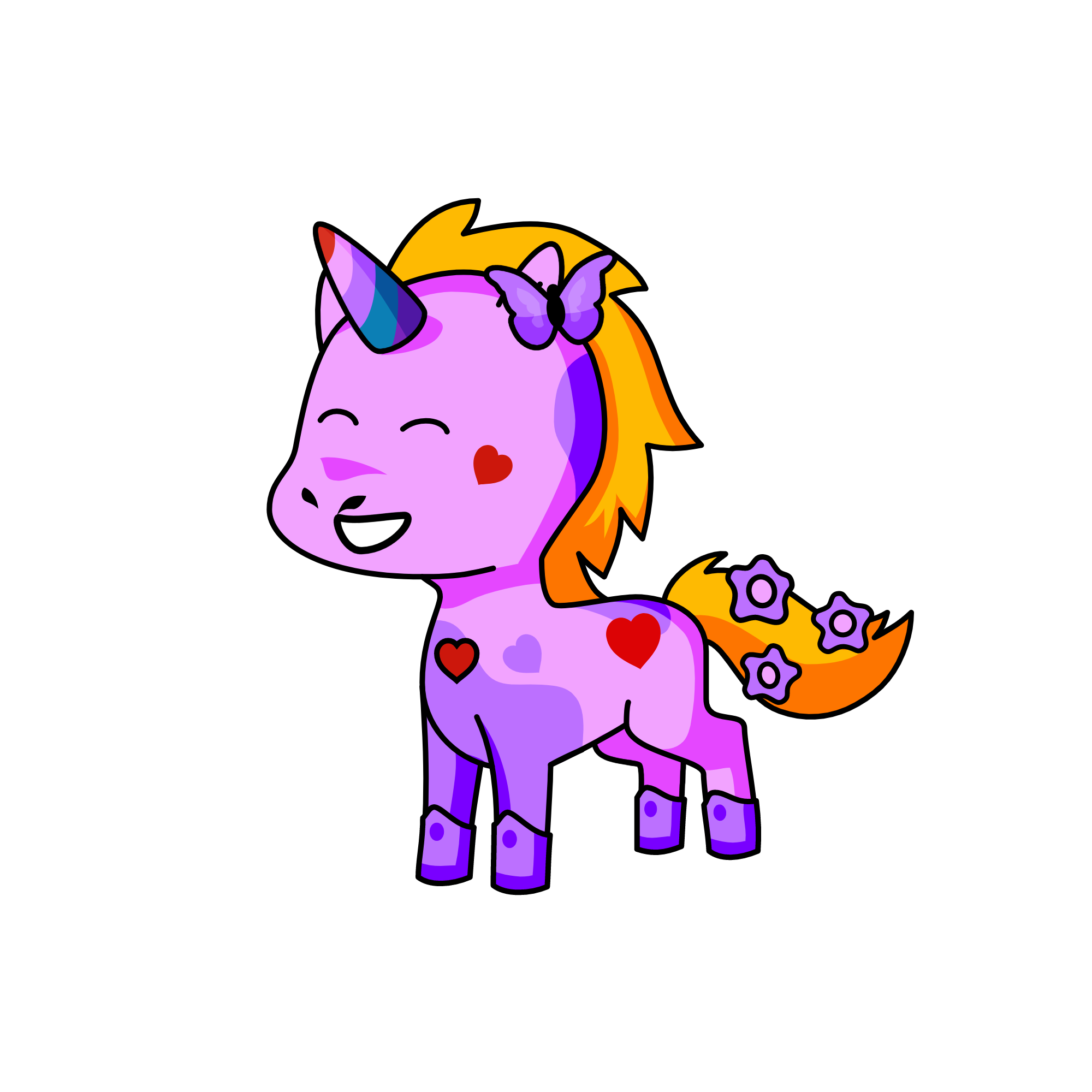 lovey dovey, the unicorn