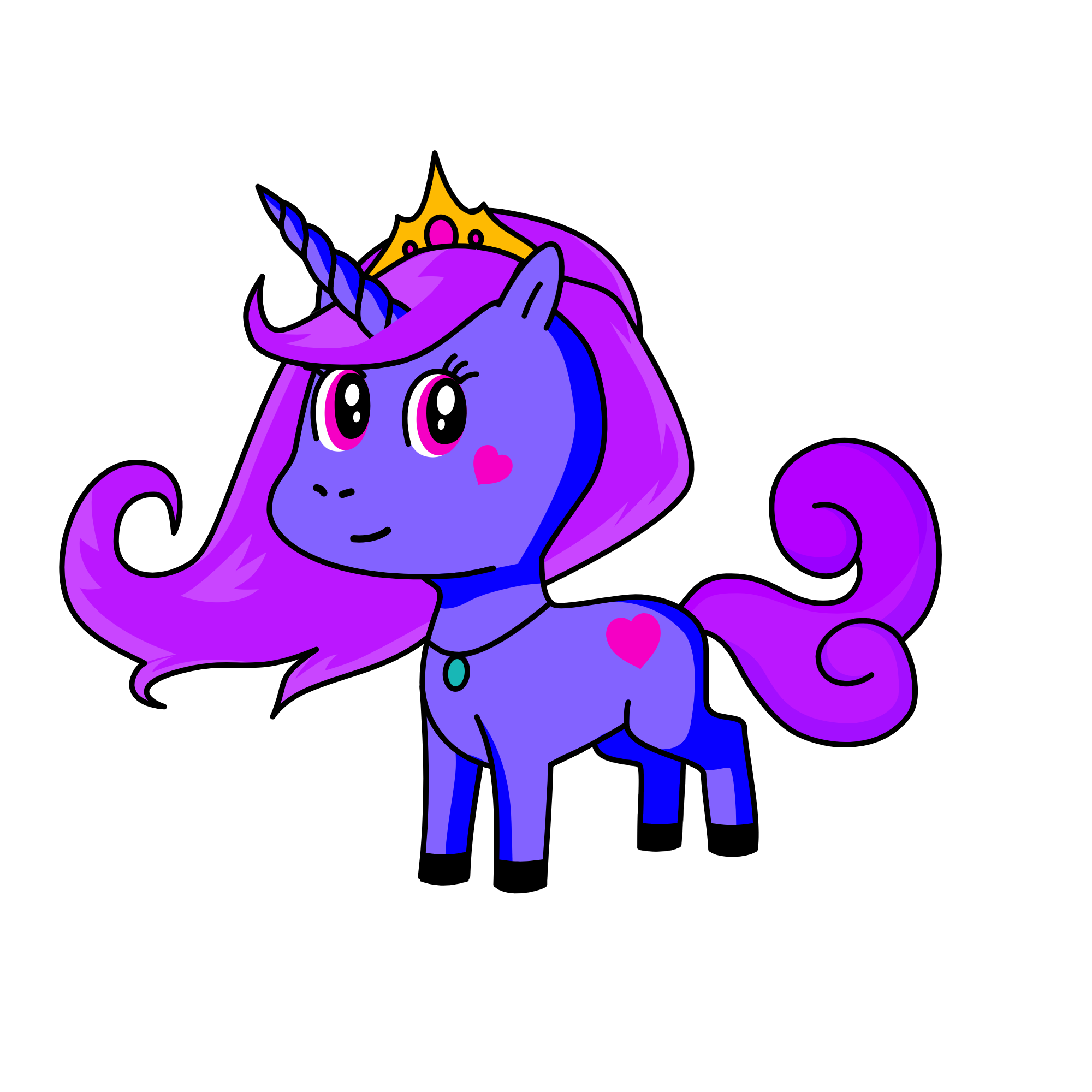 queen cutie, the unicorn