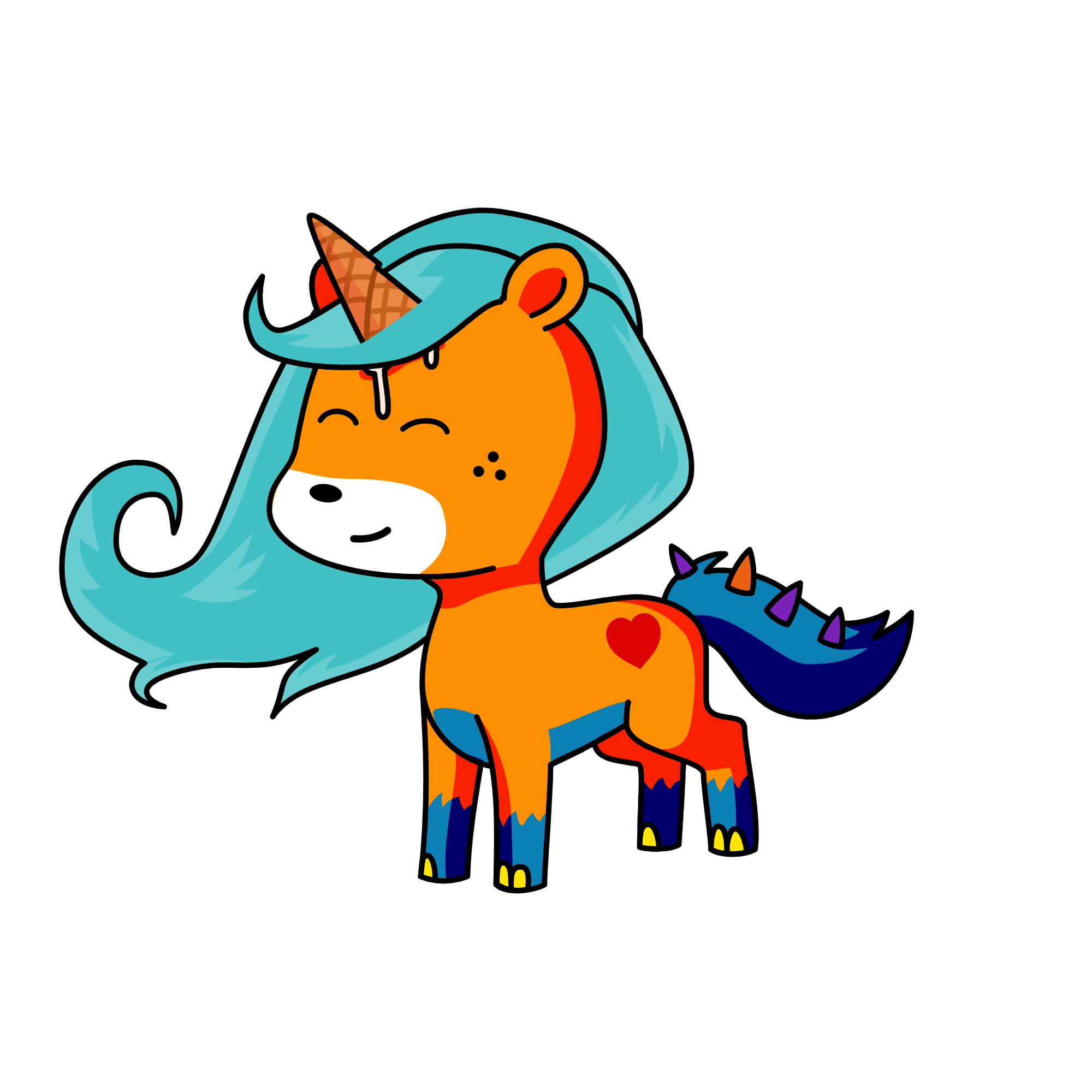 44  cats, the unicorn
