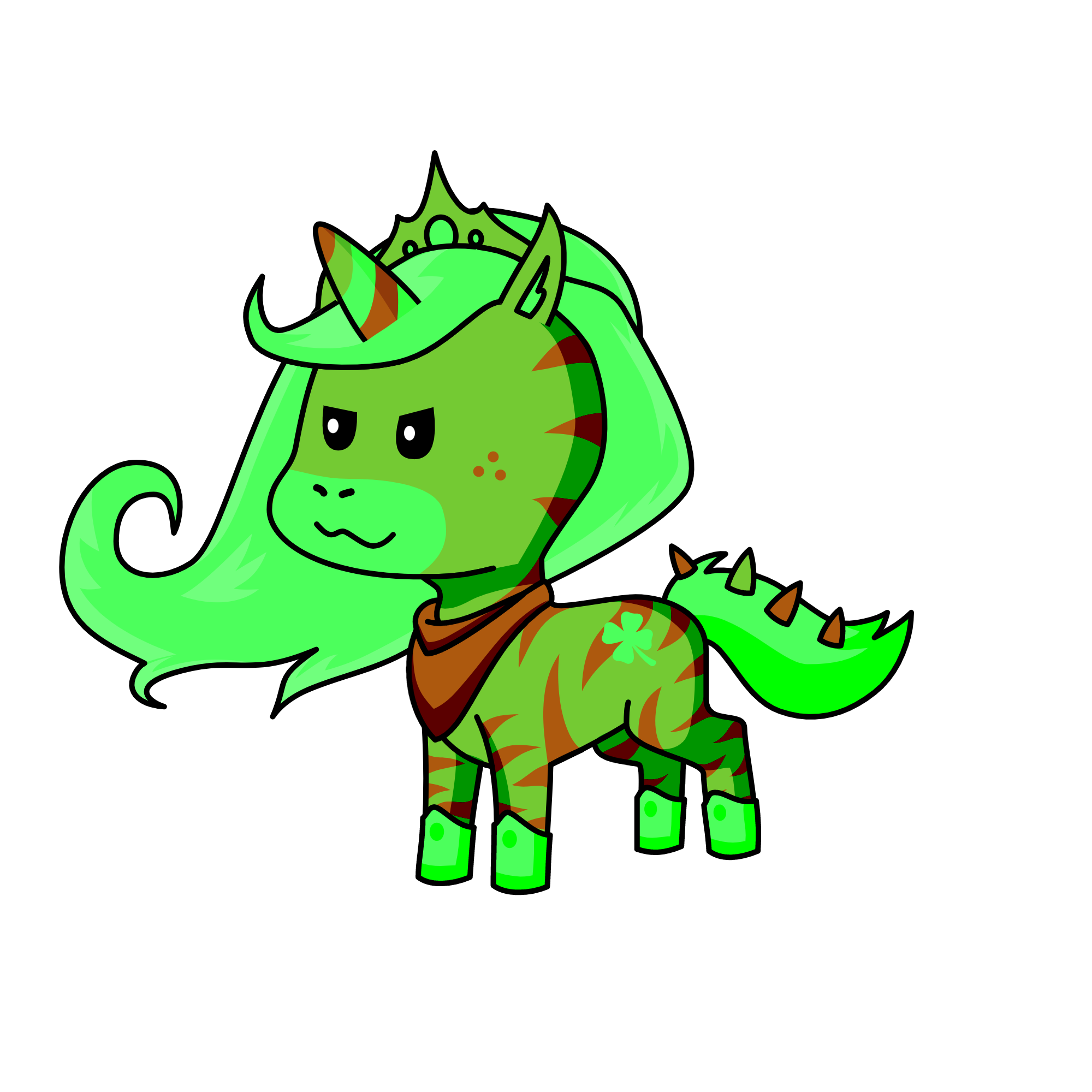 The Queen of the woods, the unicorn