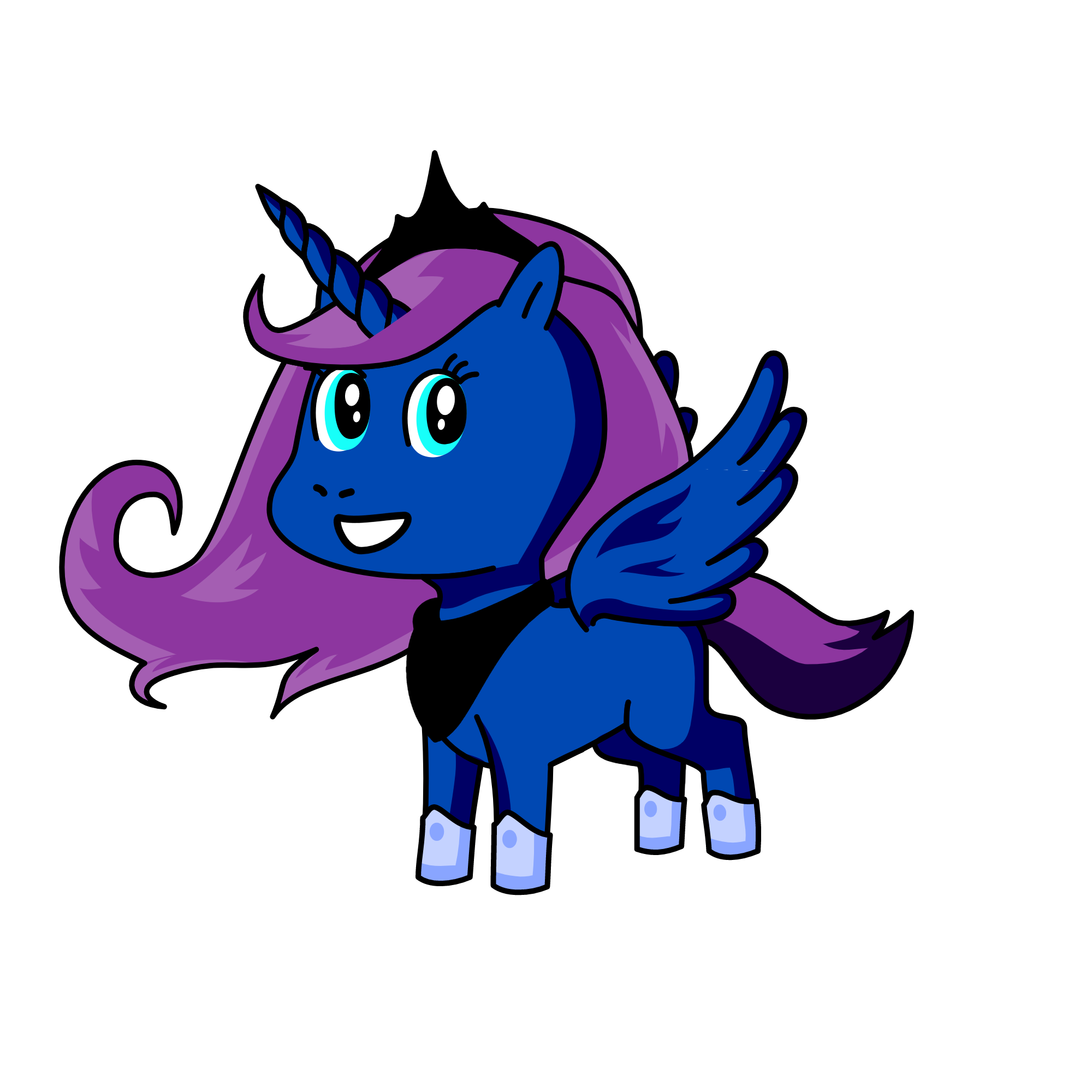 Princess Luna, the unicorn