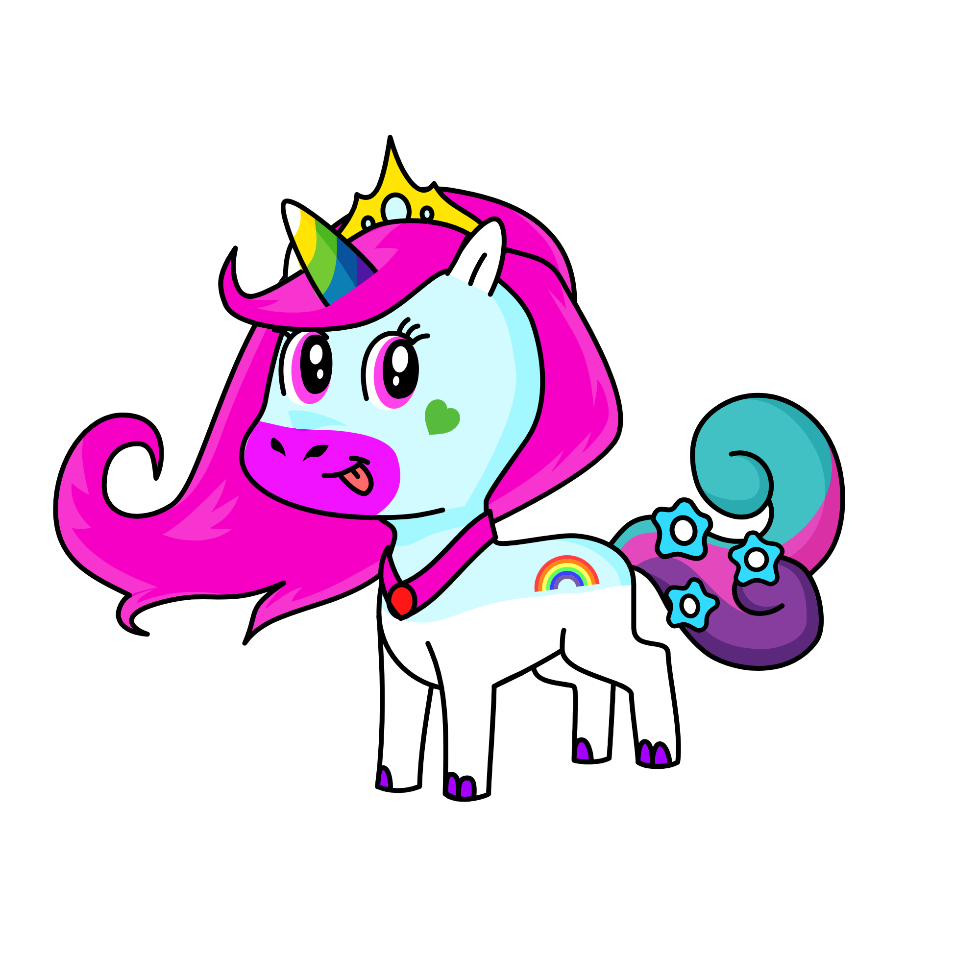 crystal, the unicorn