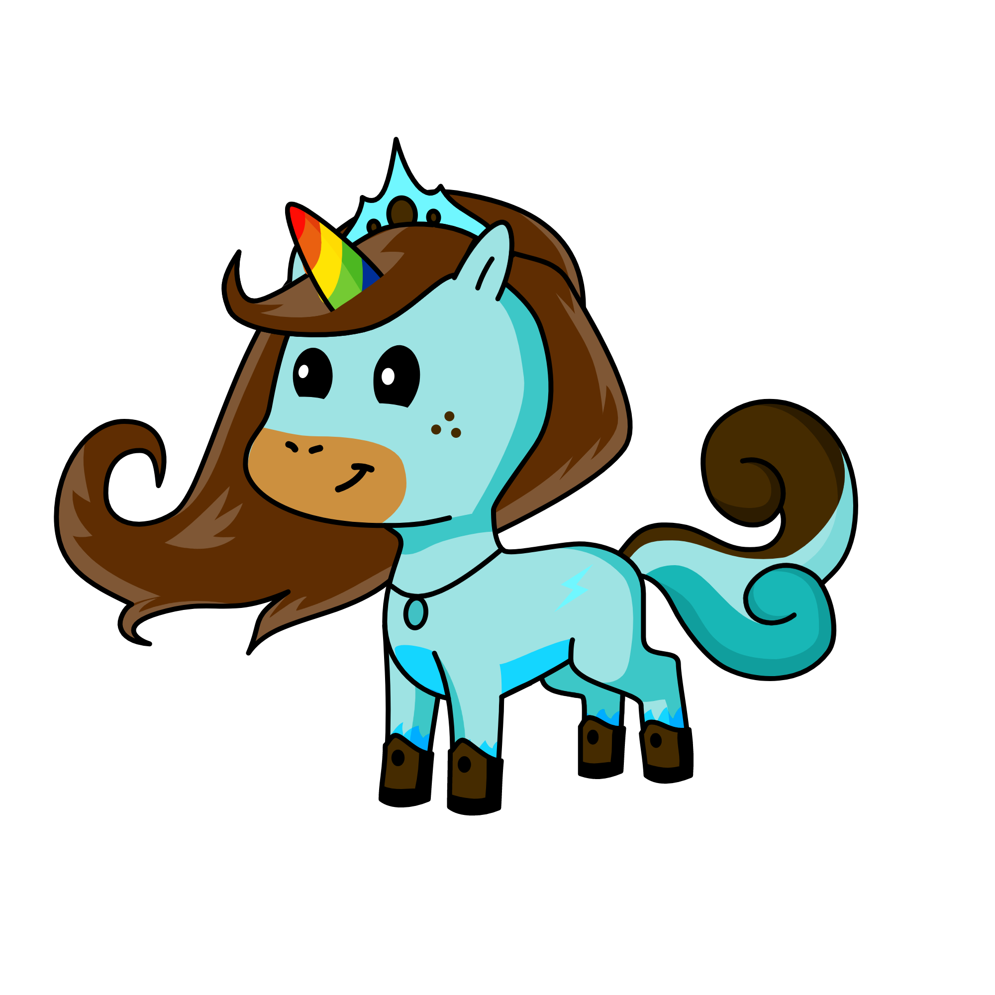 Chocolet, the unicorn