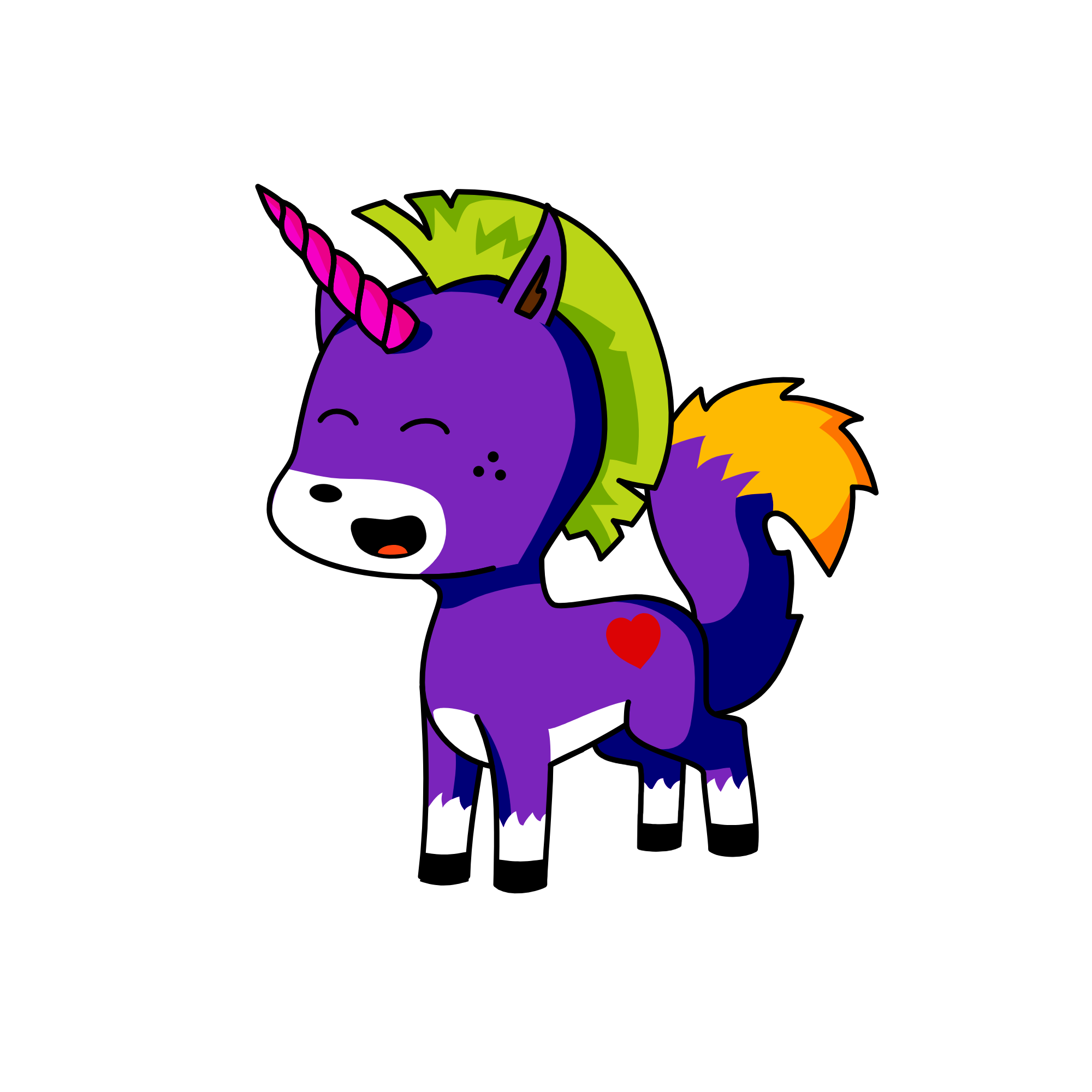 44  cats, the unicorn