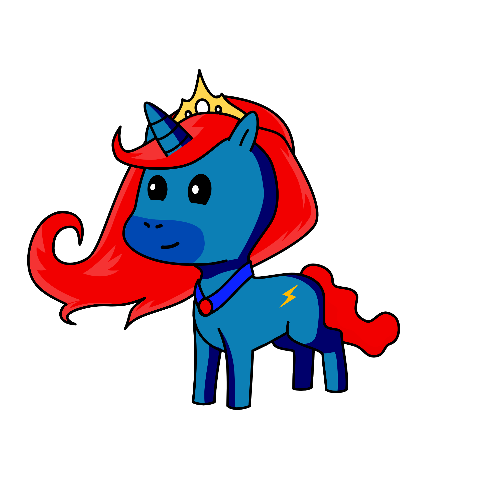 Ruby Ranger, the unicorn
