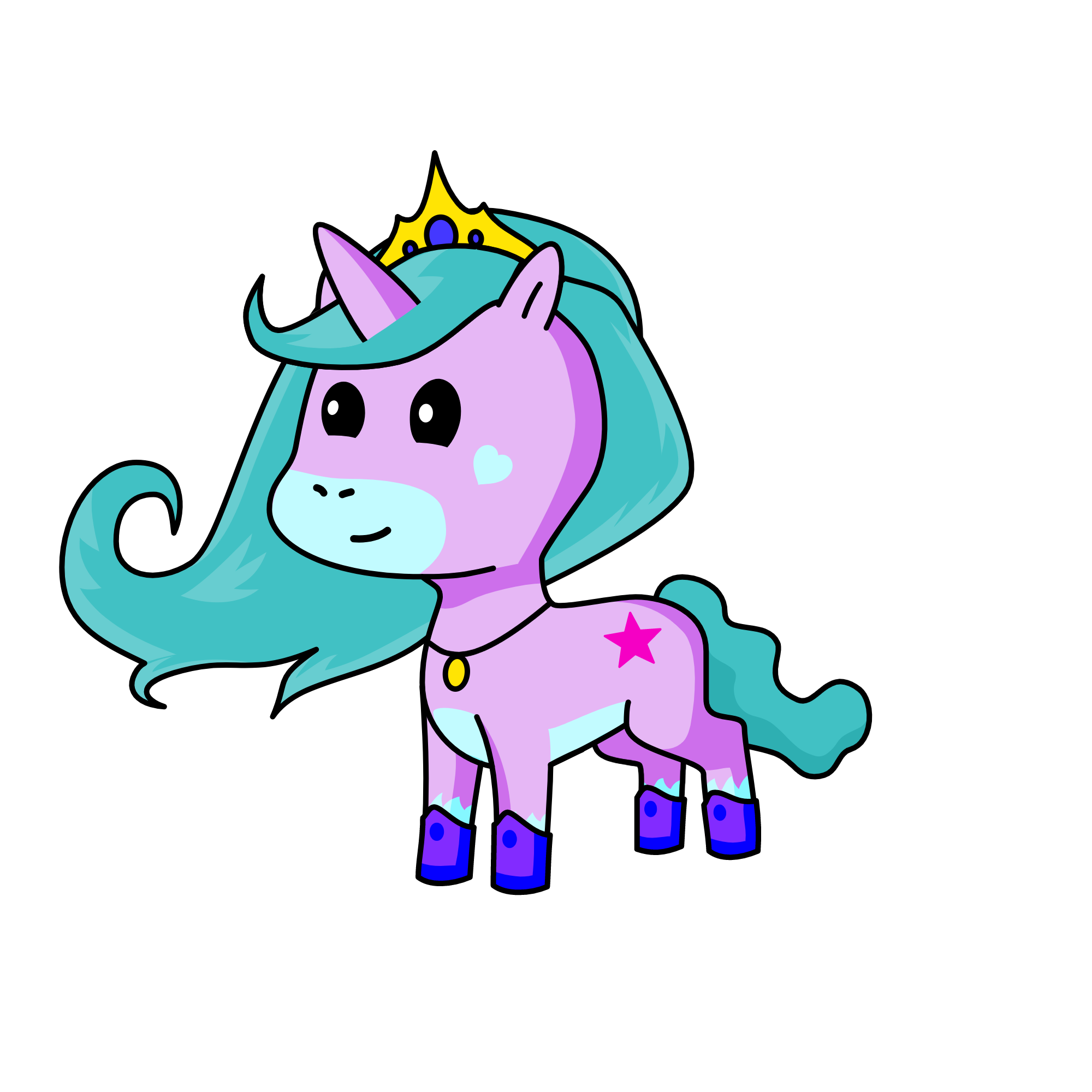Misty Ice, the unicorn