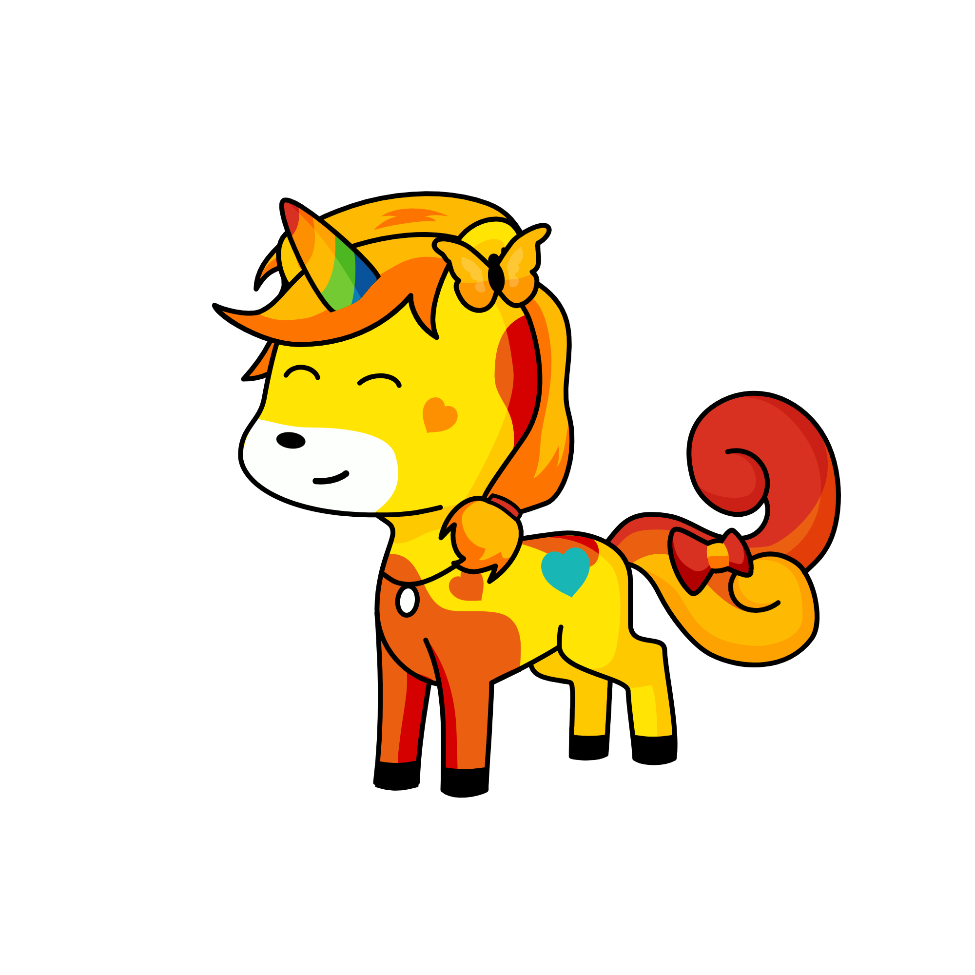 rainbow, the unicorn