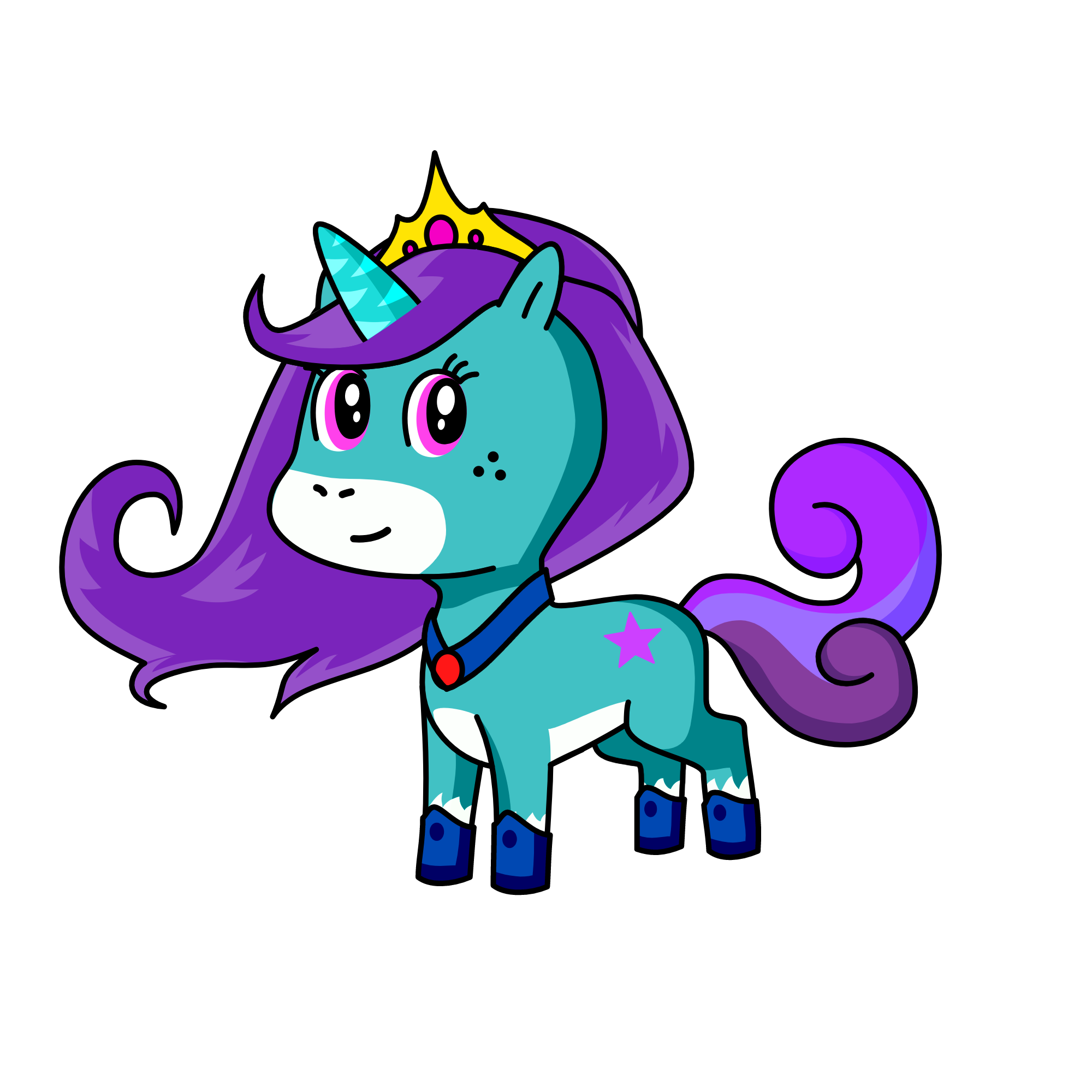 Princess Moonlight, the unicorn