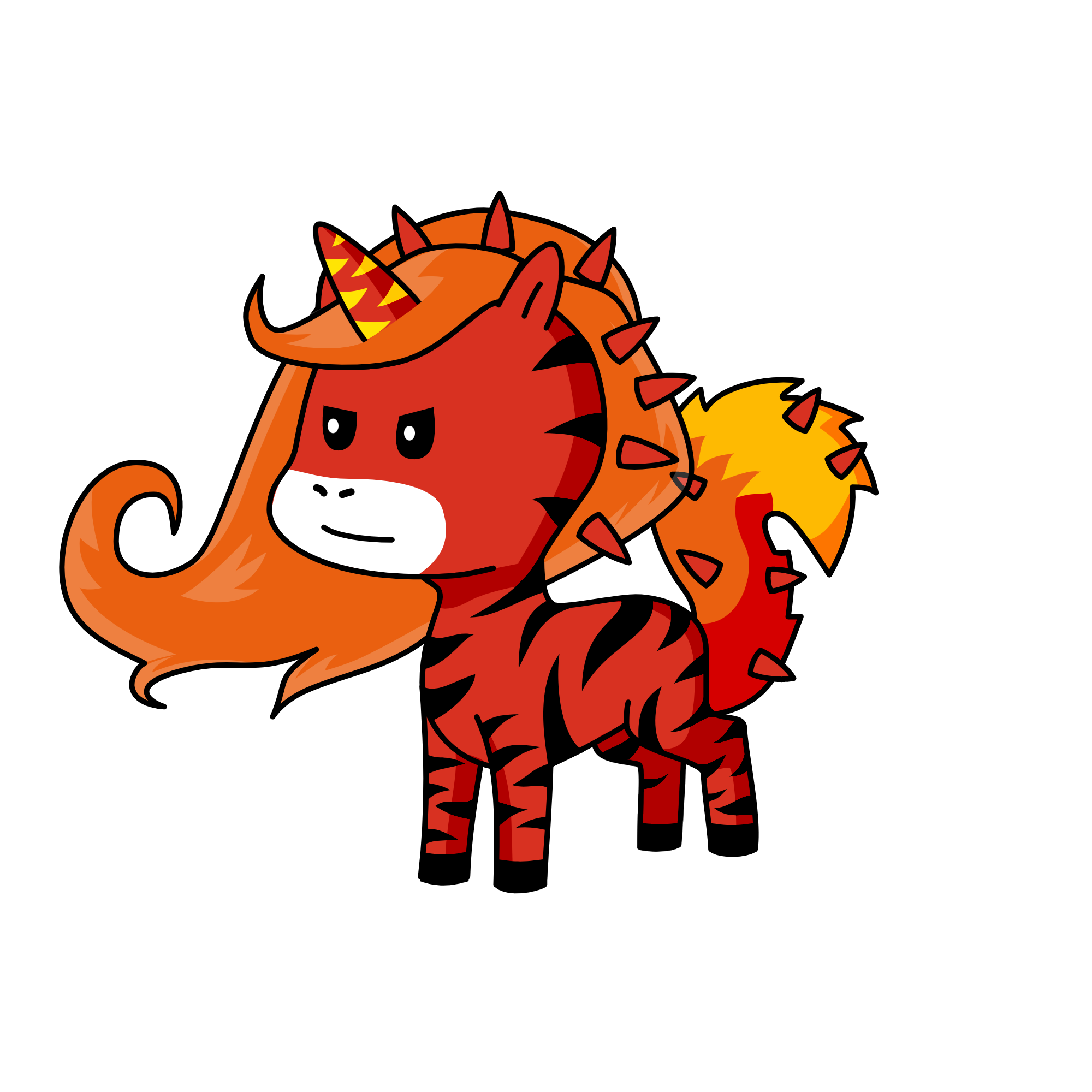 Fire, the unicorn