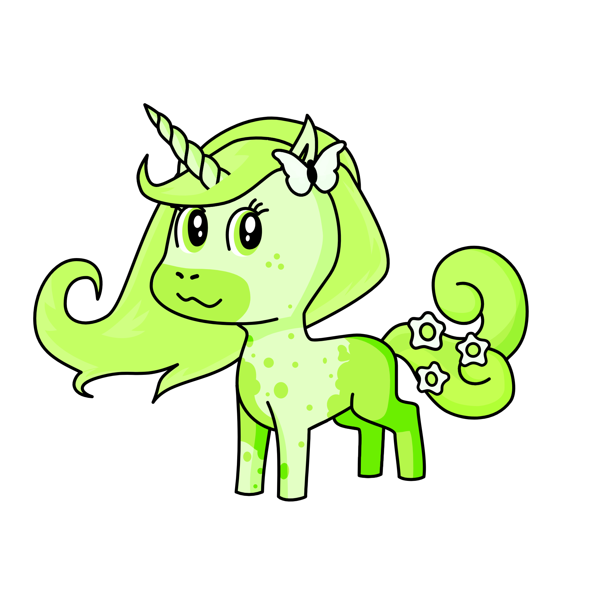 Limey, the unicorn