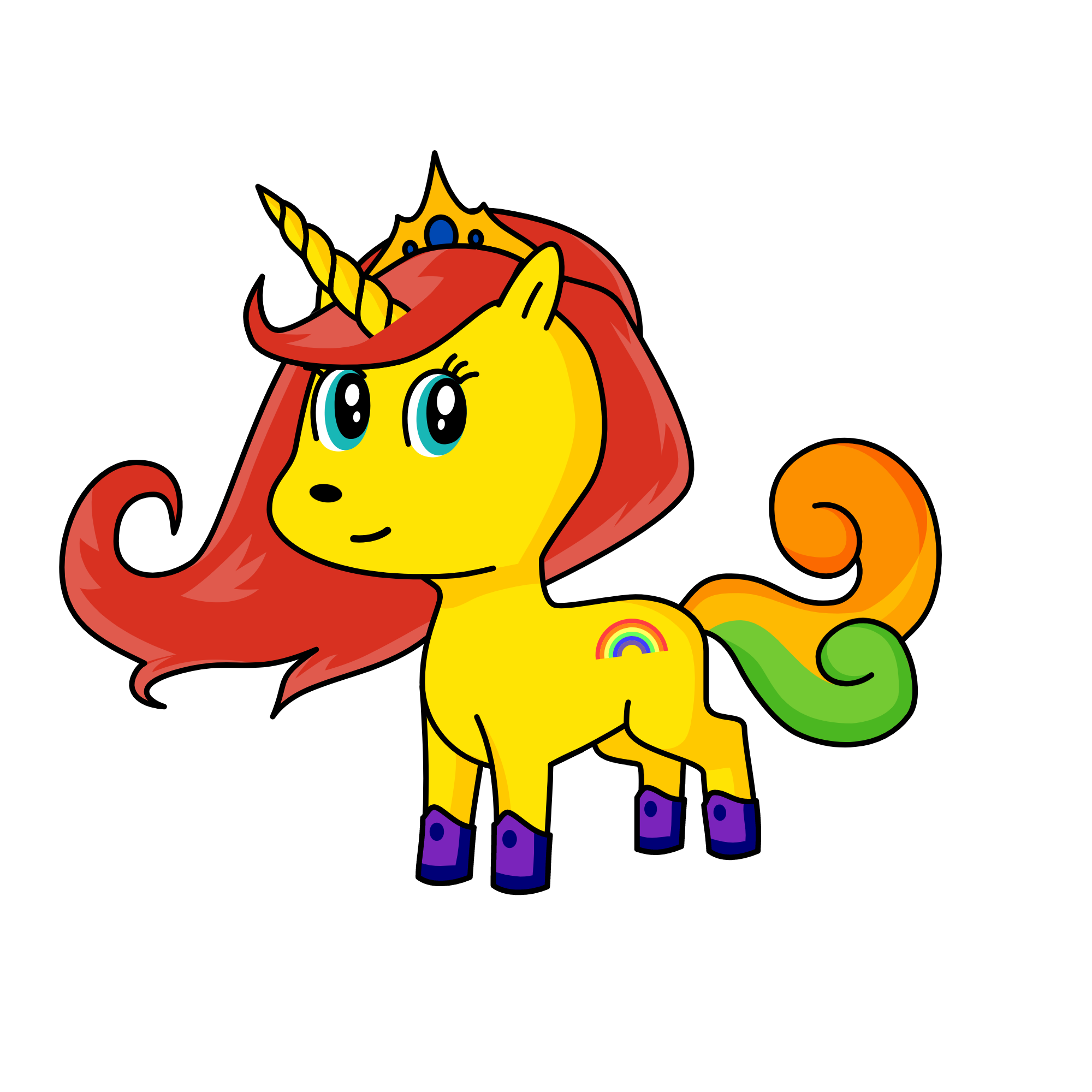 rainbow, the unicorn
