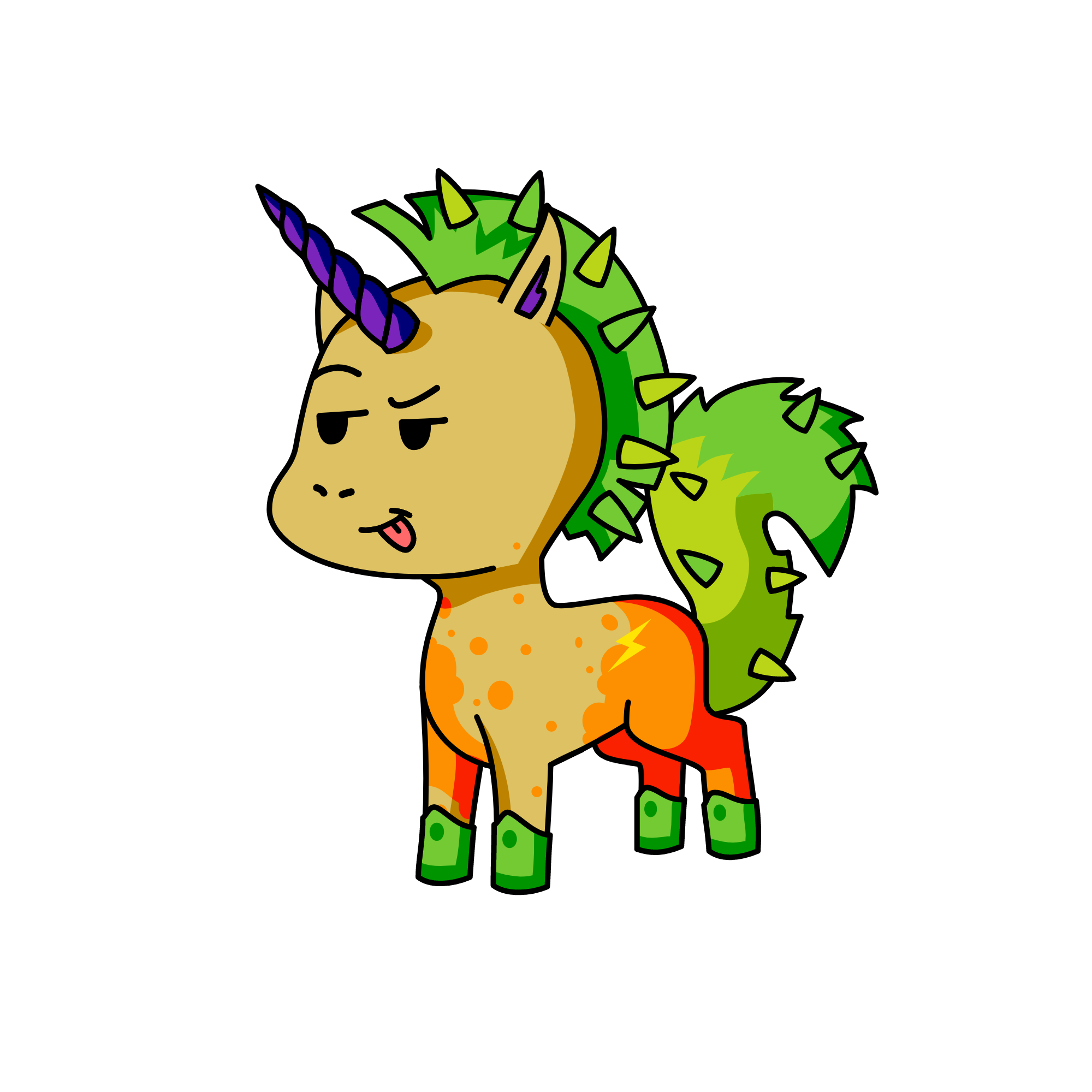 Heavy Metal Unicorn, the unicorn