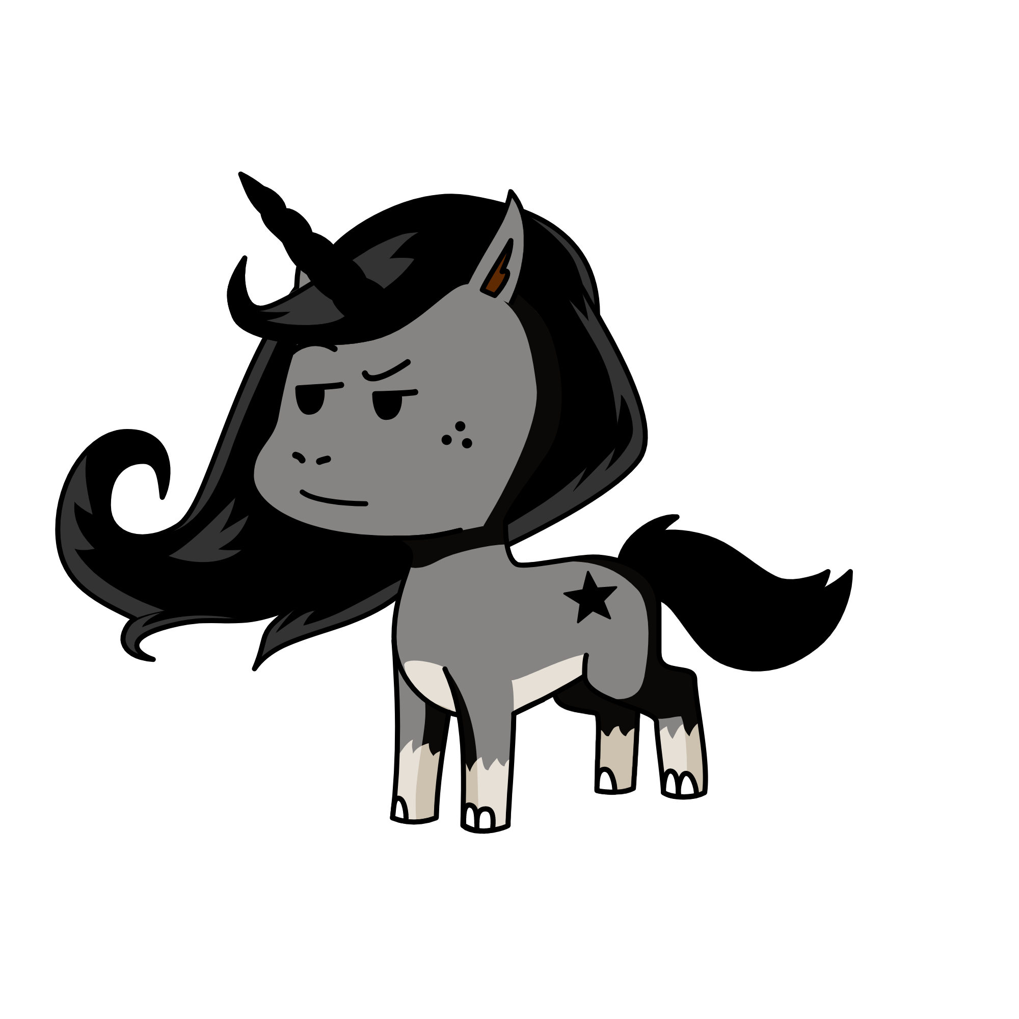 never gonna give you up never gonna let you down never gonna run around and desert , the unicorn