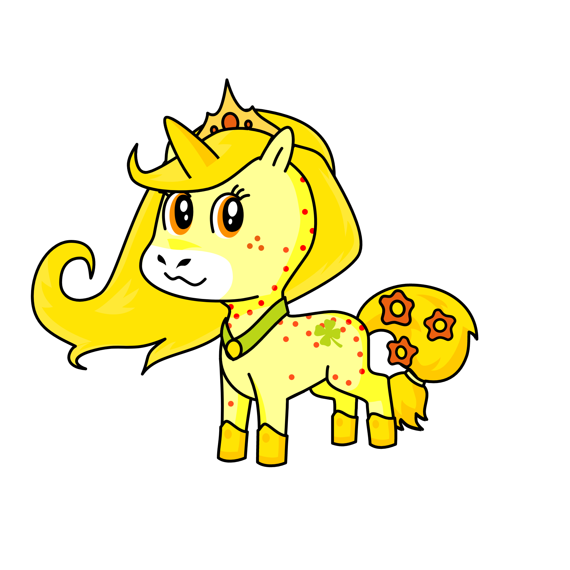 butter cup, the unicorn