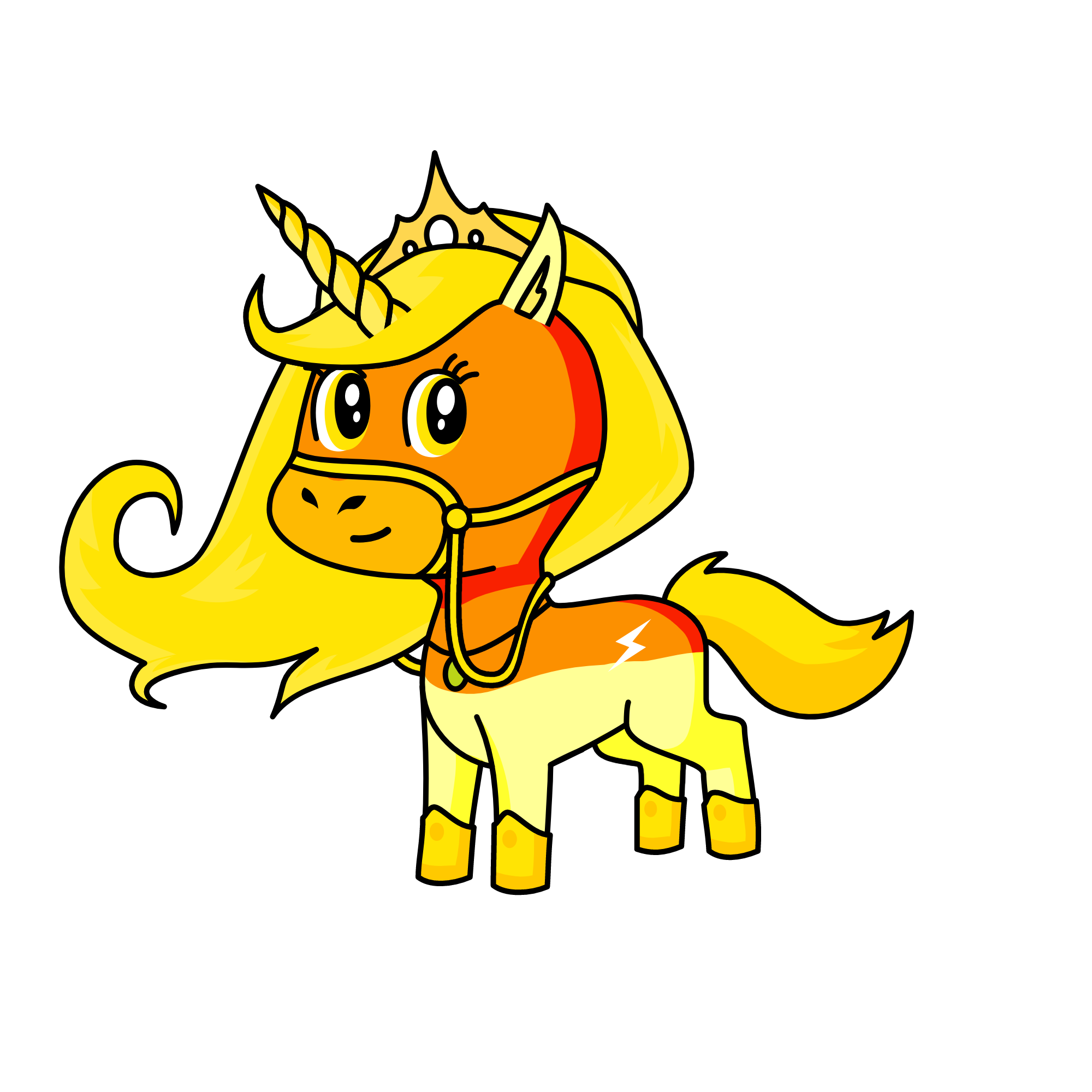 sun light, the unicorn