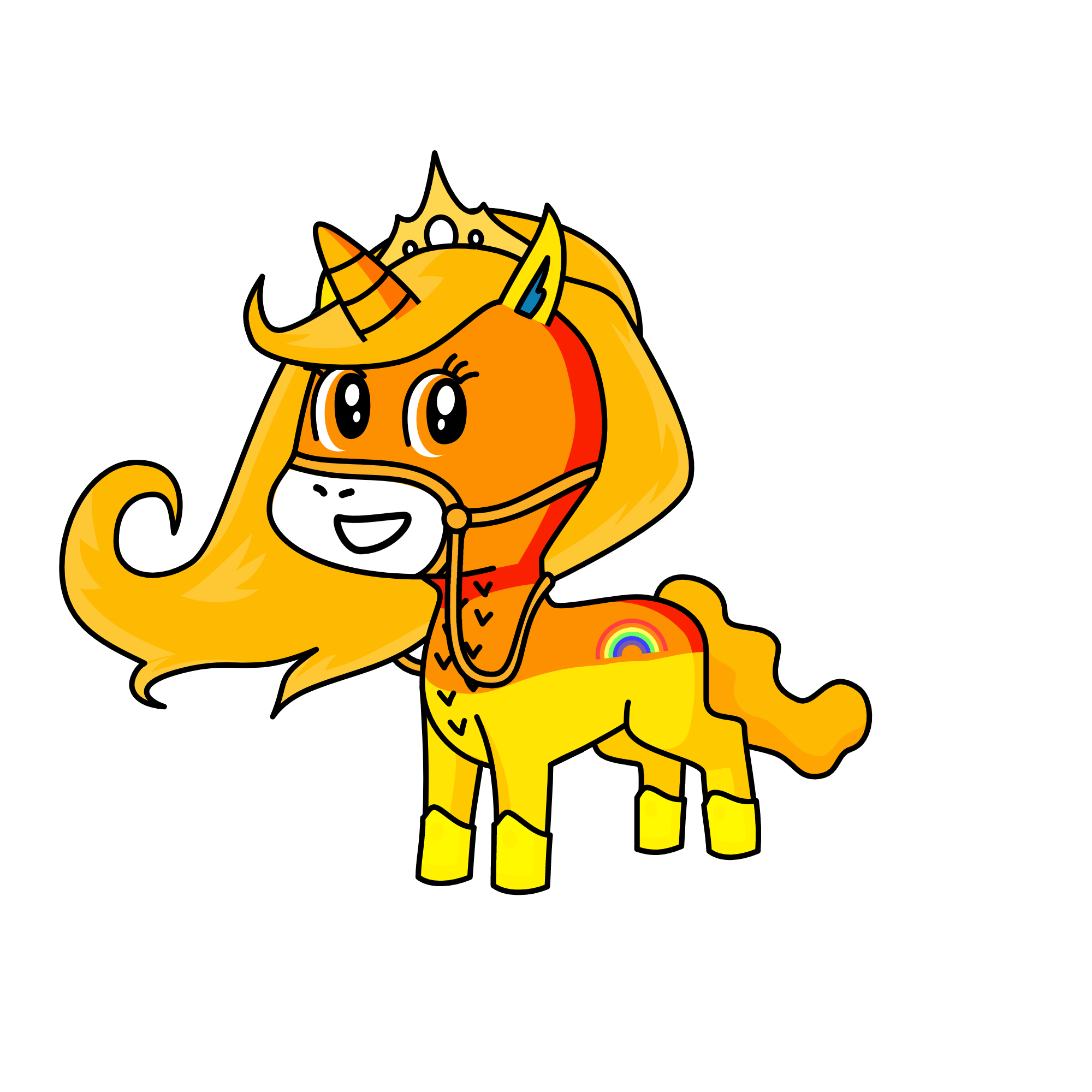the queen of the light, the unicorn