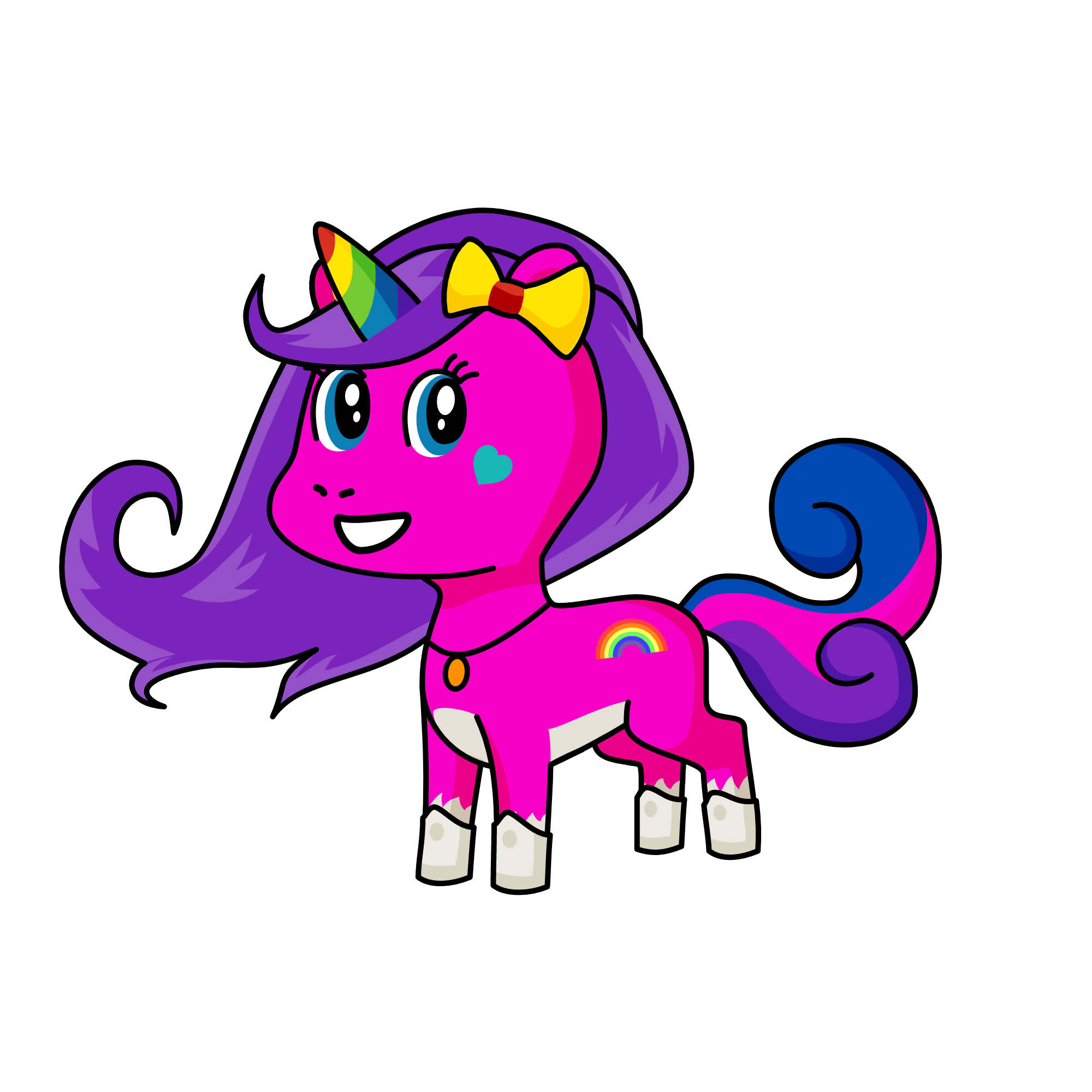 Rainbowey, the unicorn