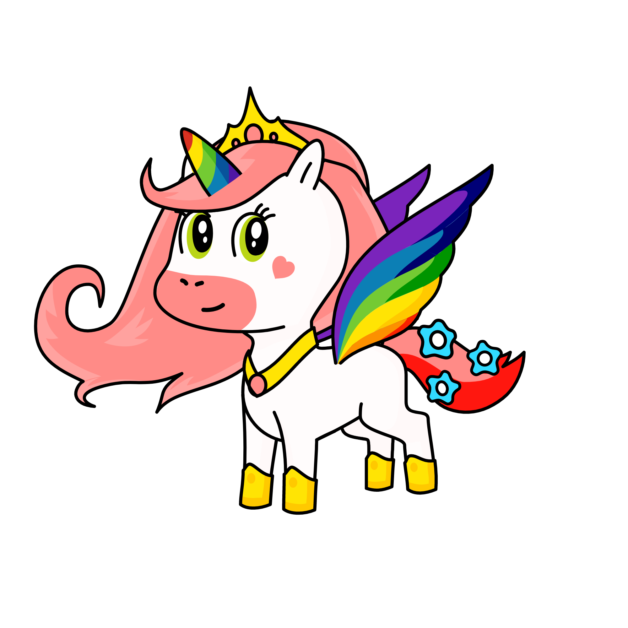 me as a younicorn, the unicorn