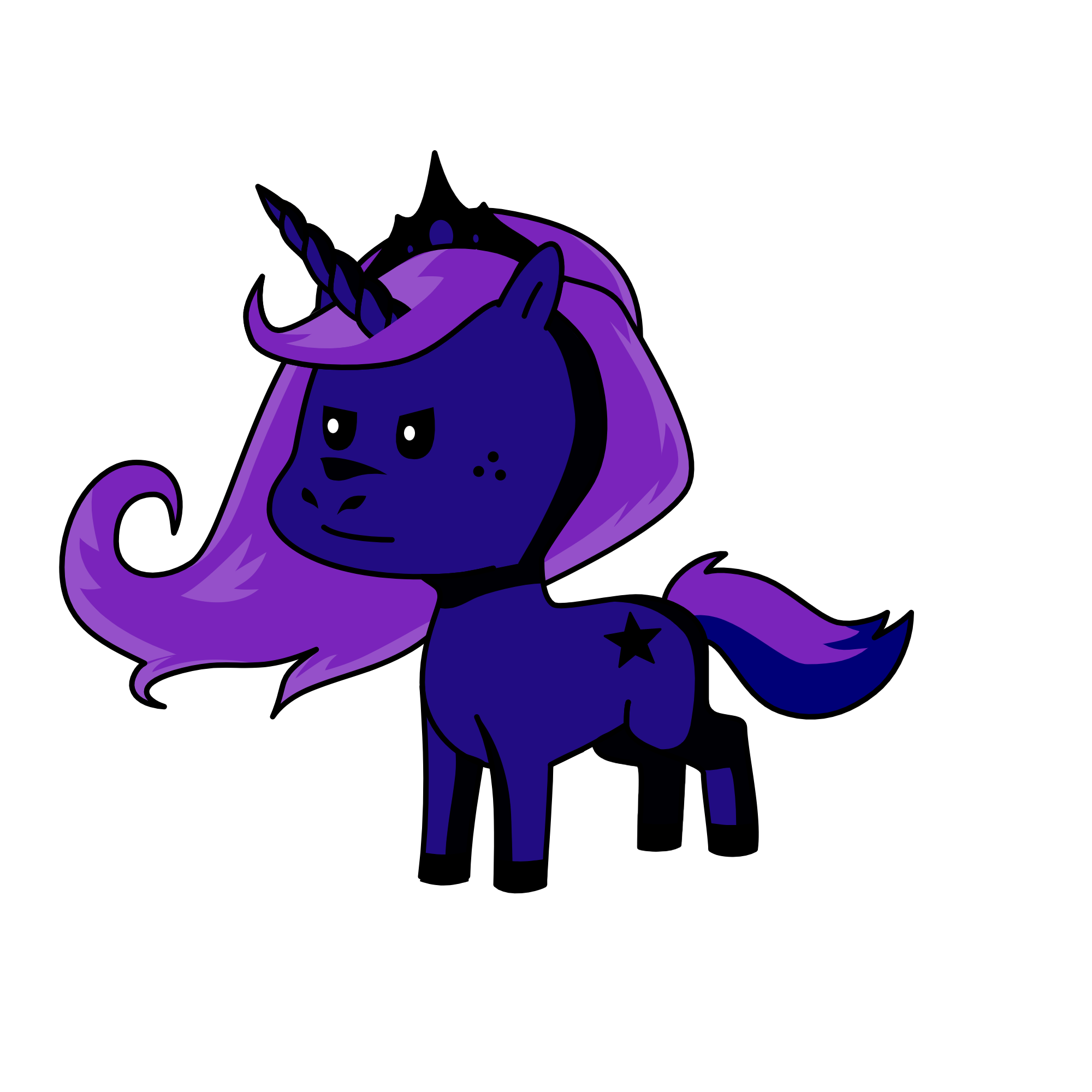Nightmare Moon, the unicorn