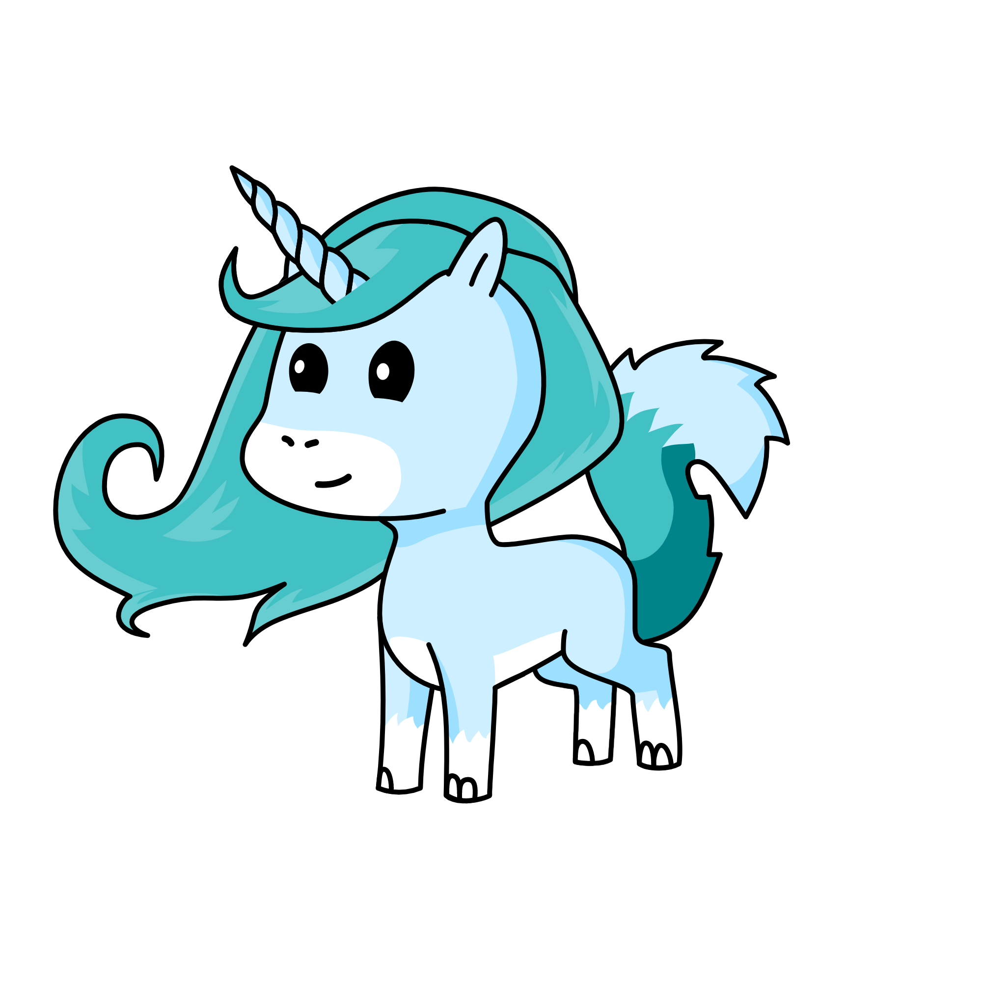 White Queen, the unicorn
