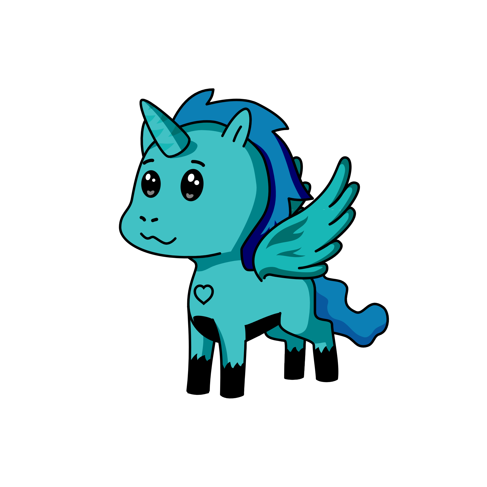 Snowe, the unicorn