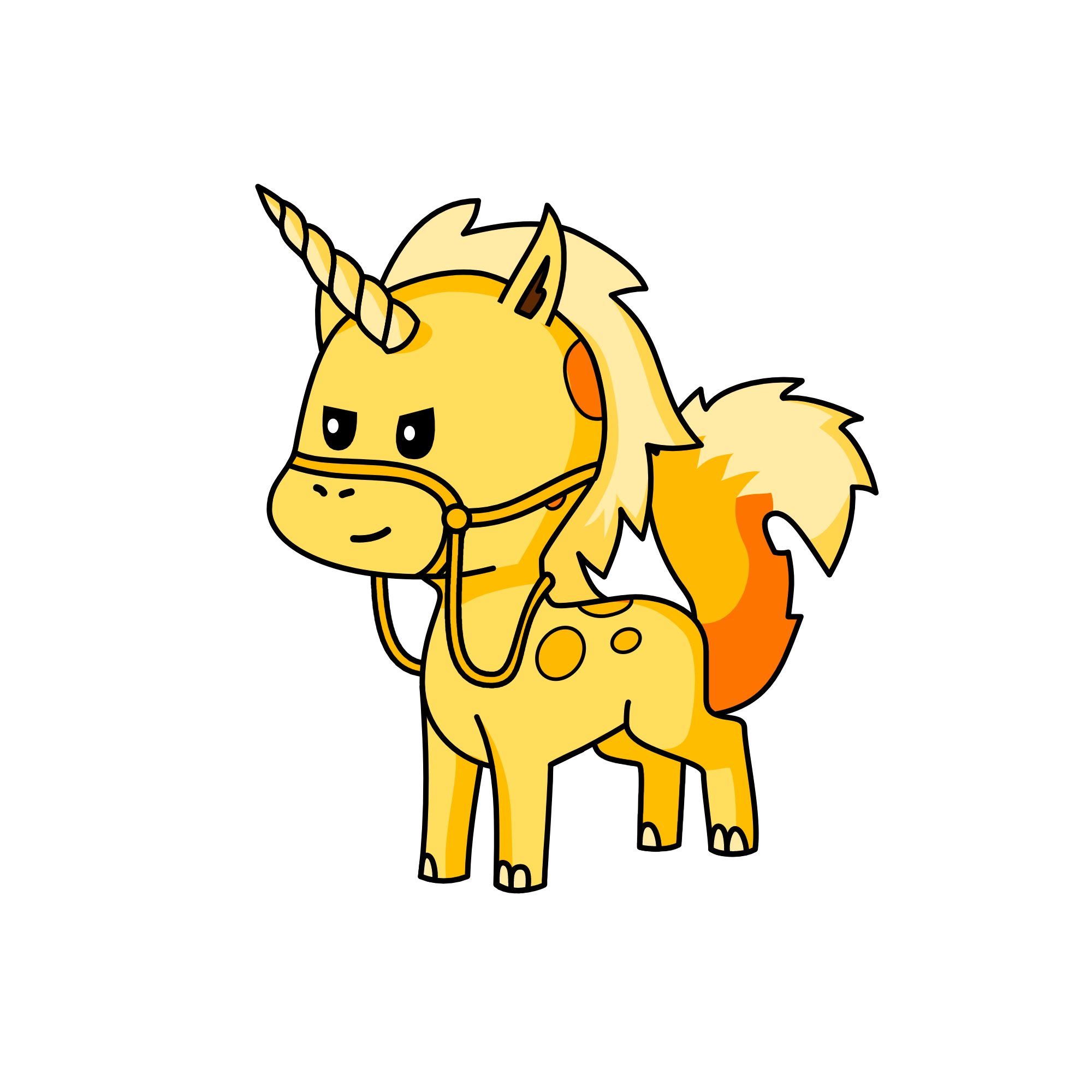 desert sand, the unicorn