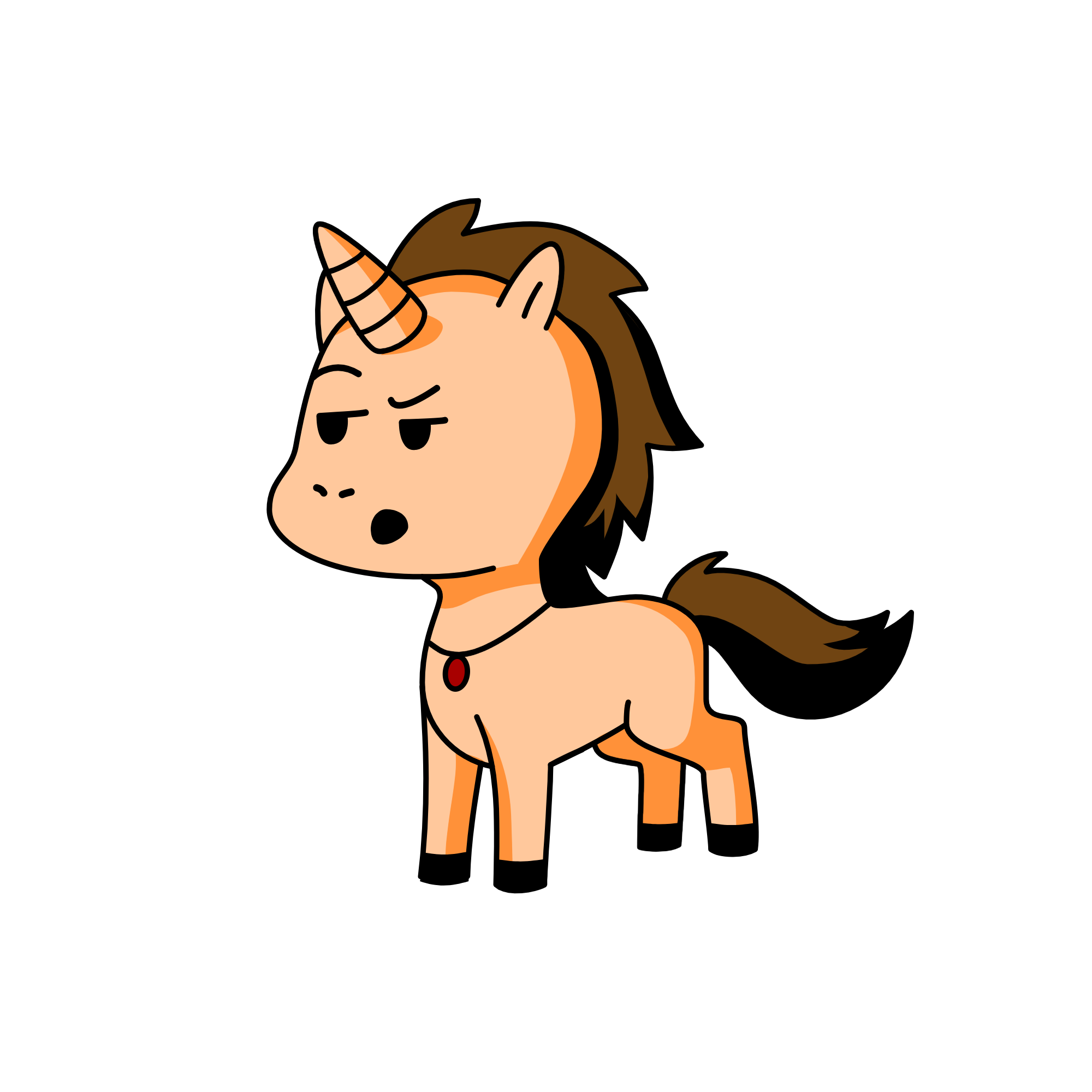Go Clean Your Room, the unicorn