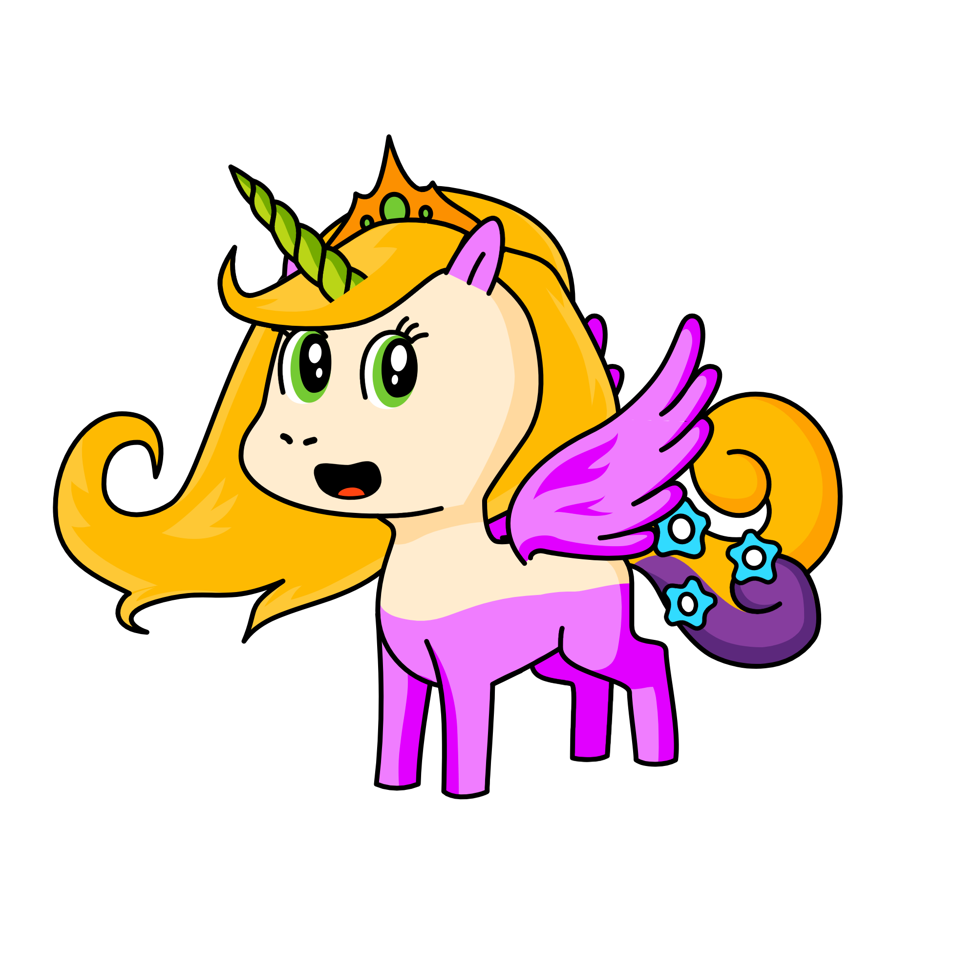 Rapuzel autentica, the unicorn