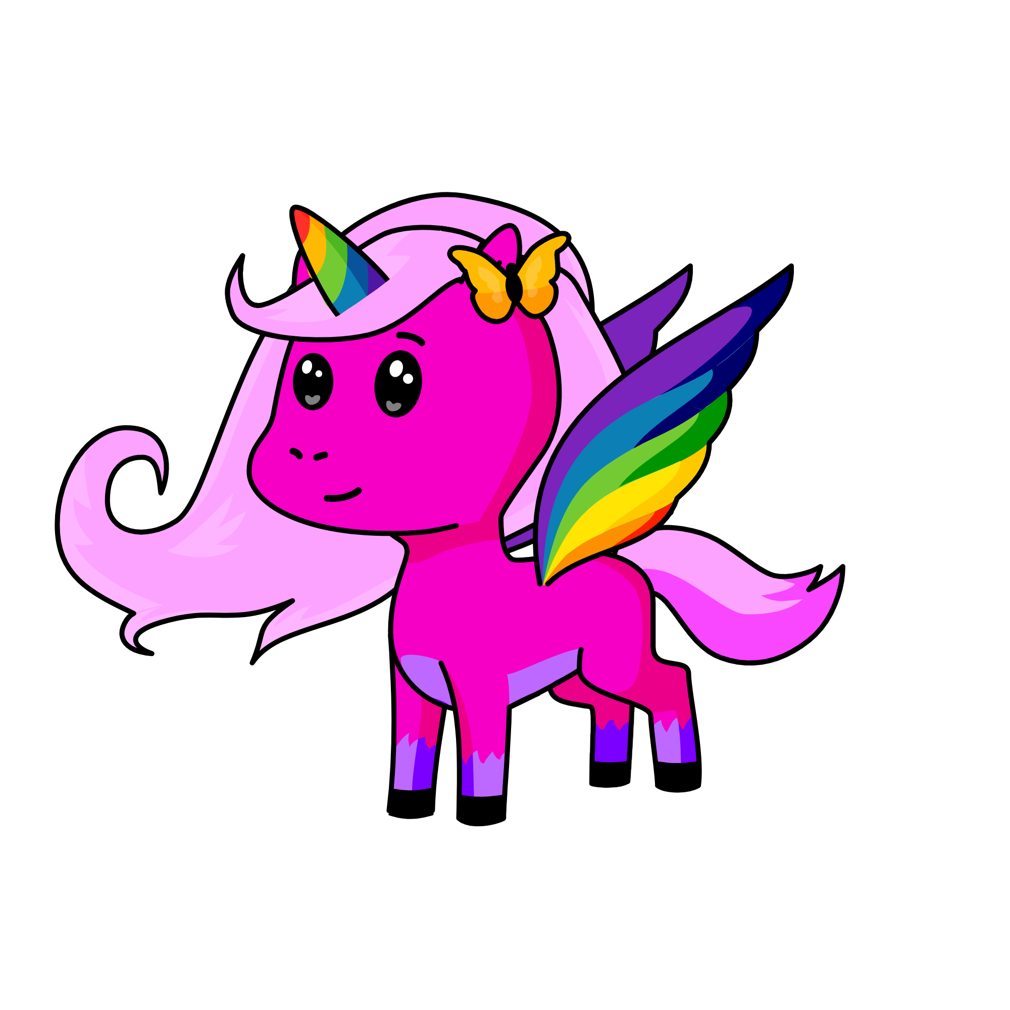 Evelyn, the unicorn