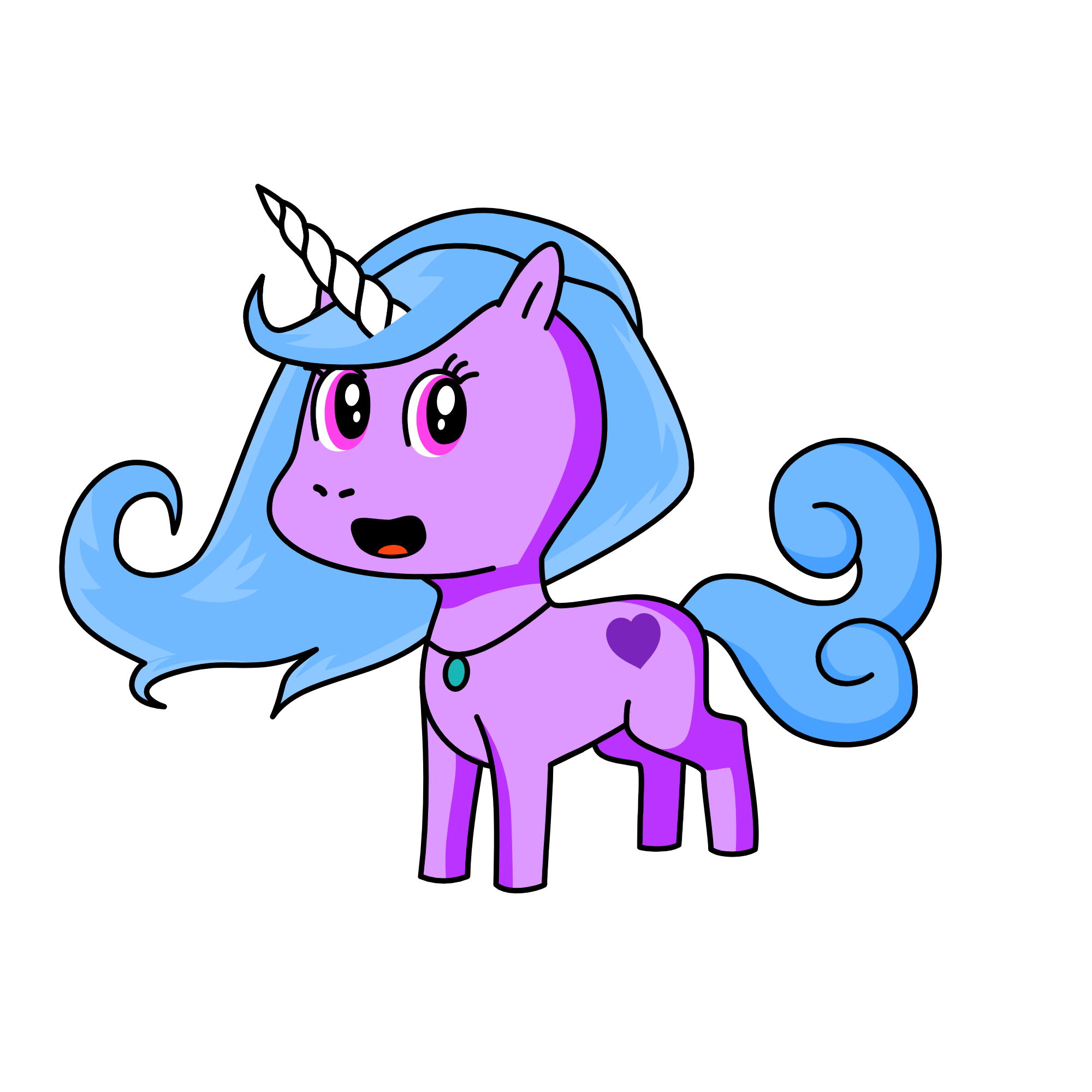 Izzi, the unicorn