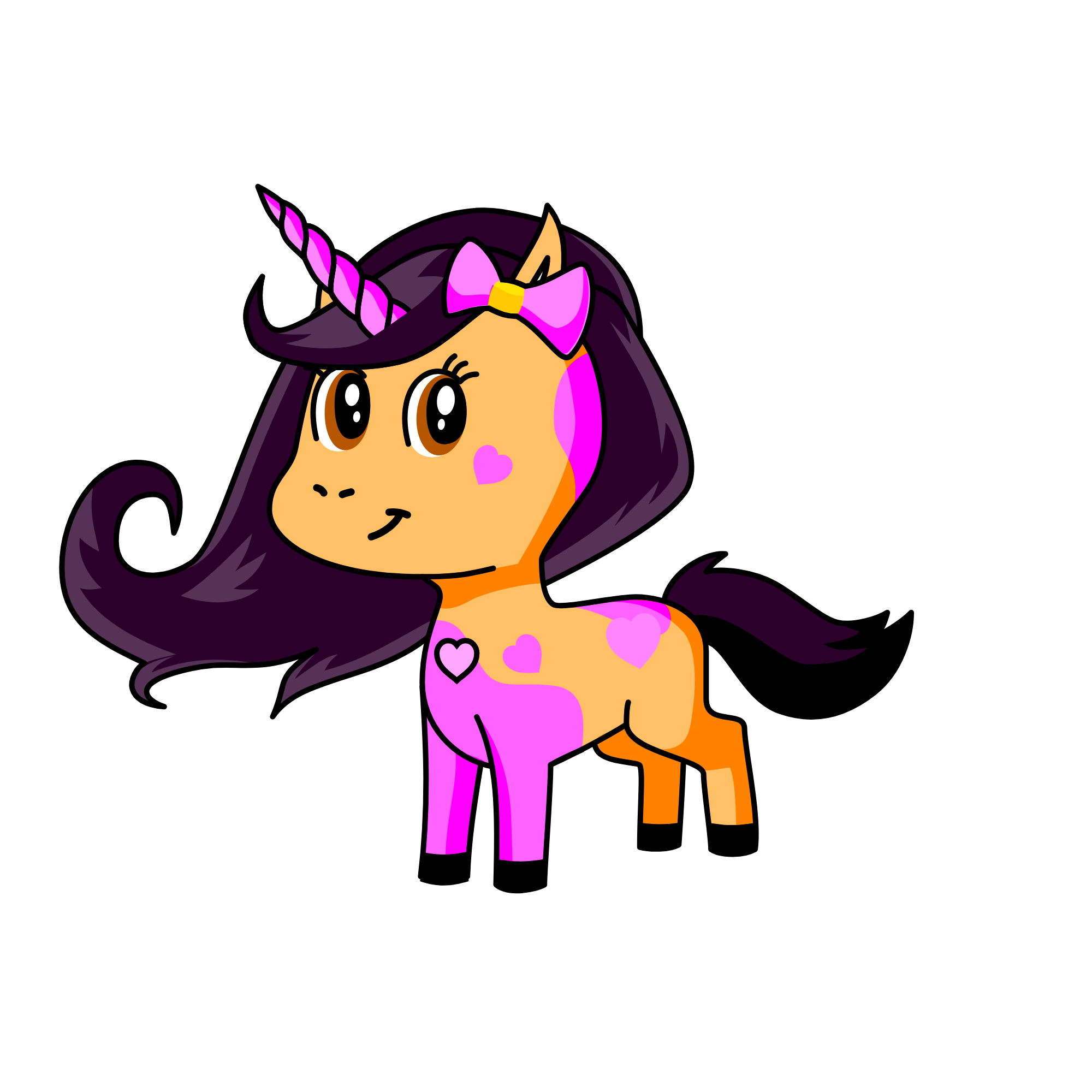 Me in real life, the unicorn