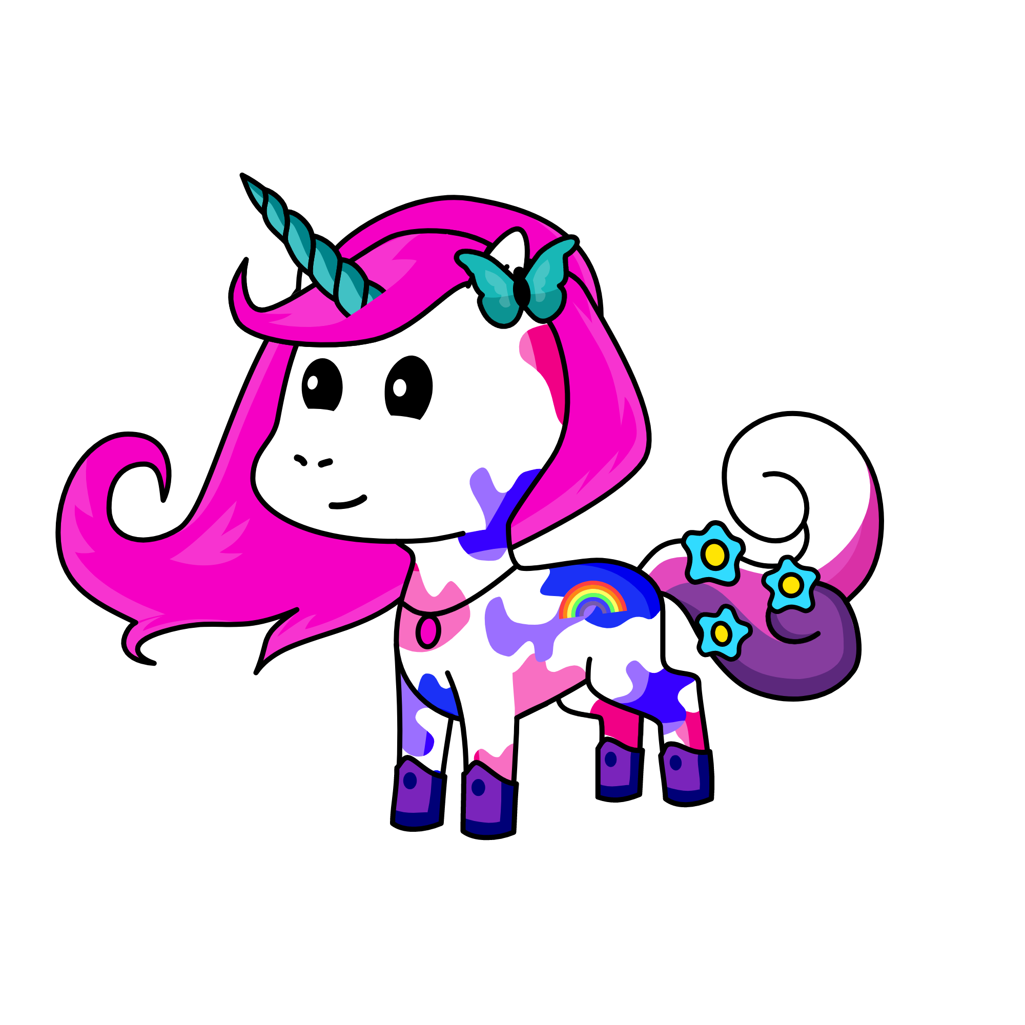Lollipop, the unicorn