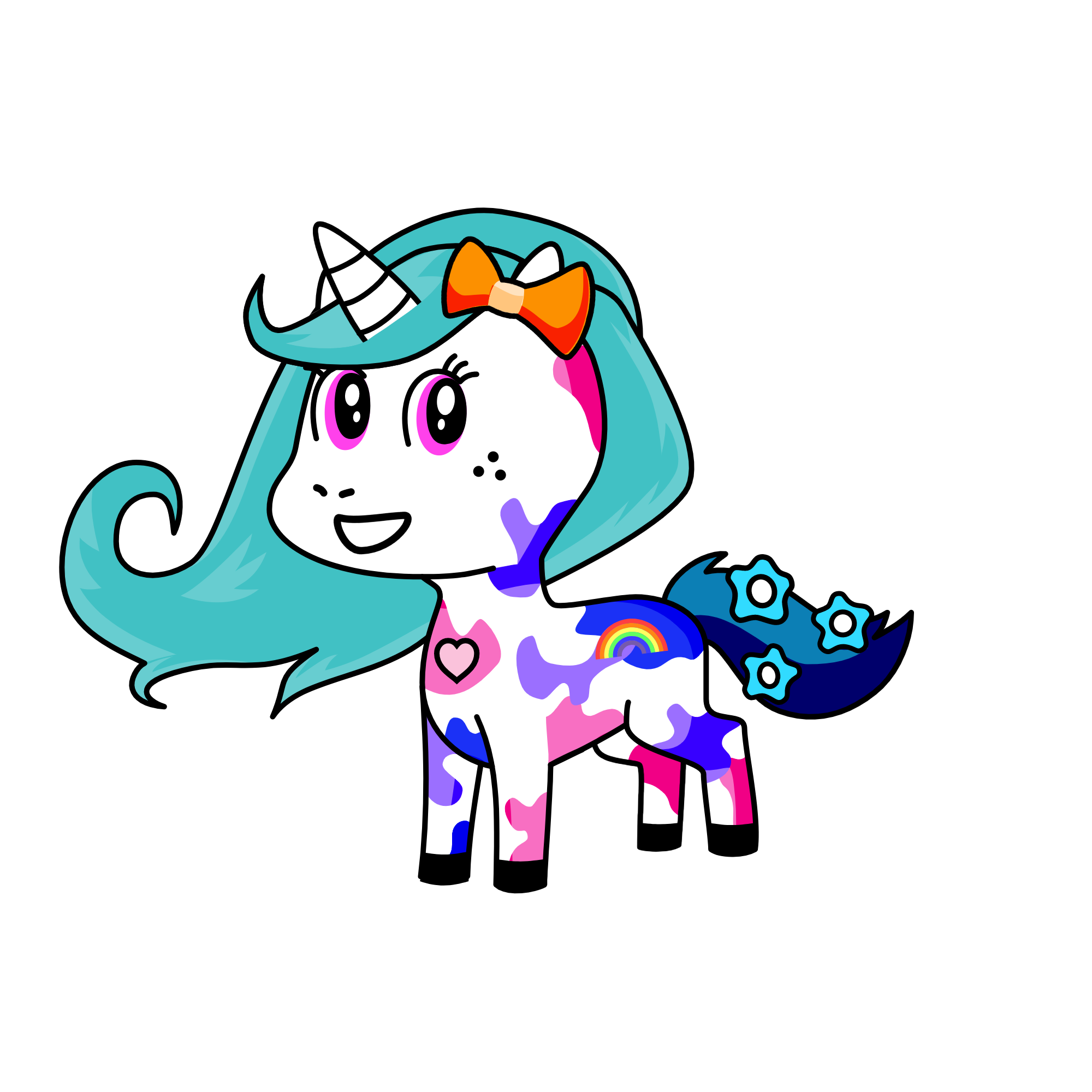 Winter, the unicorn